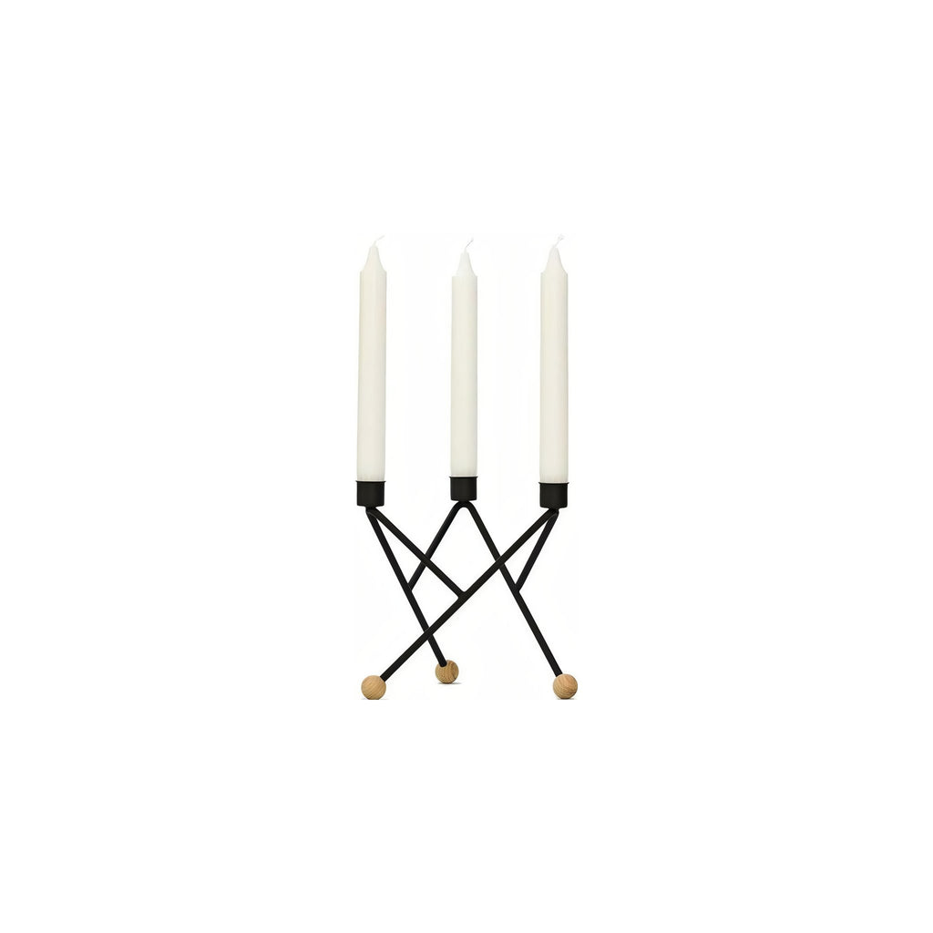 Andersen Furniture North Star Candlestick, Black, Large