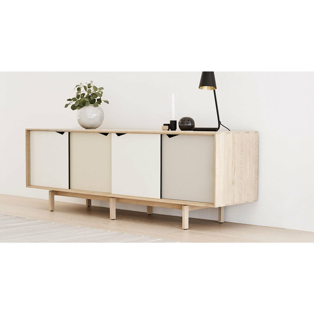 Andersen Furniture S1 Sideboard Soaped Oak, Multicolored Drawers, 200cm