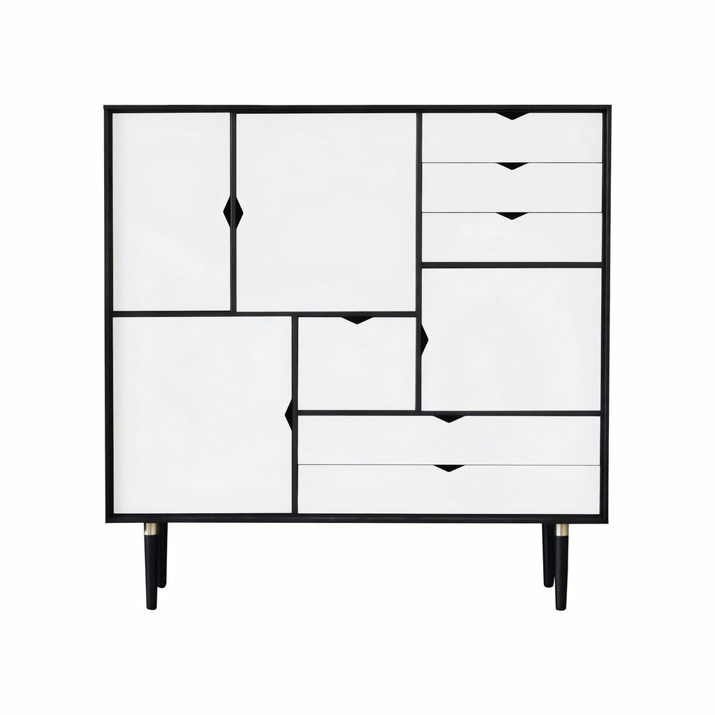 Andersen Furniture S3 Cabinet Black, White Front