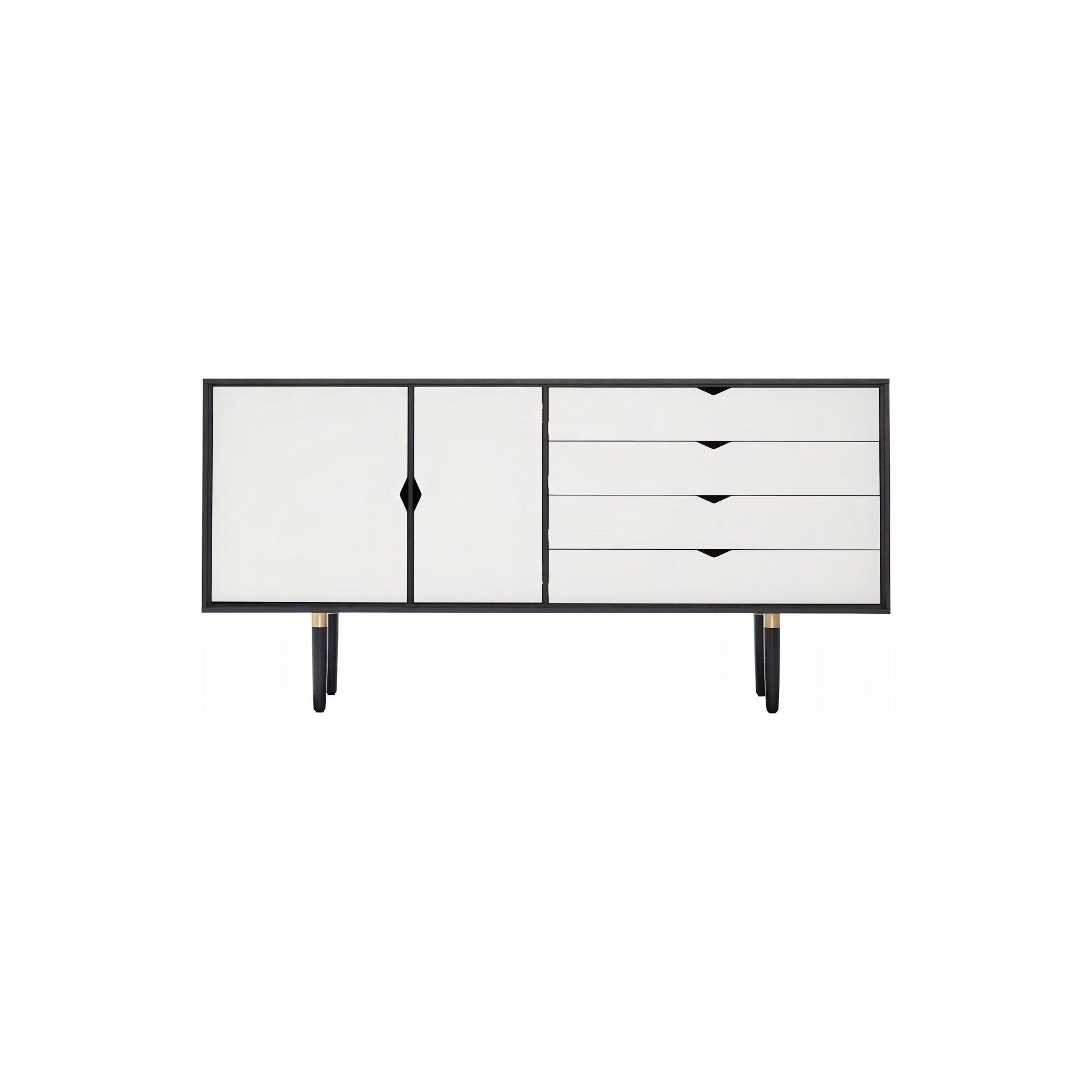 Andersen Furniture S6 Sideboard Black, White Front