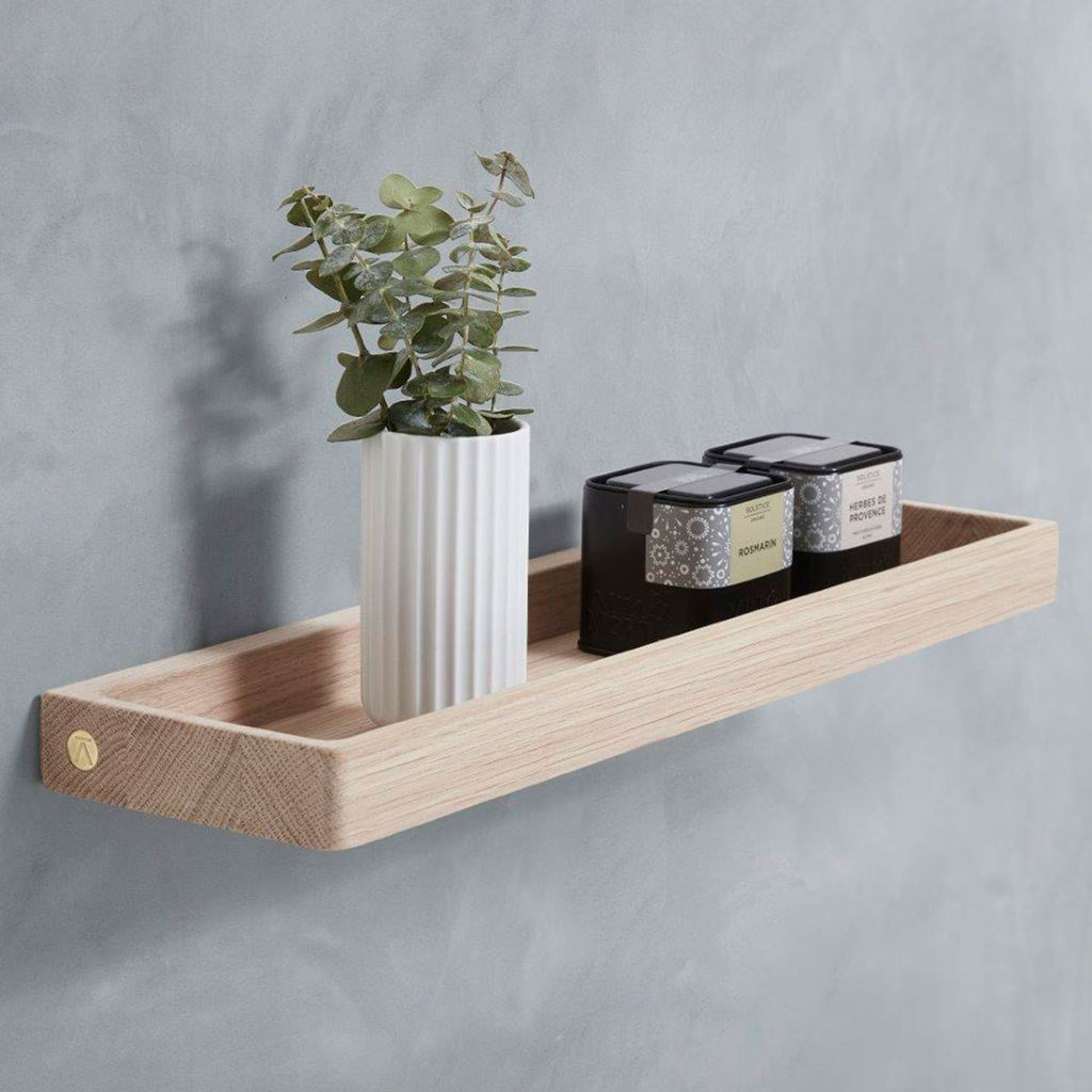 Andersen Furniture Shelf 11 Shelves, Oak, 44x12cm