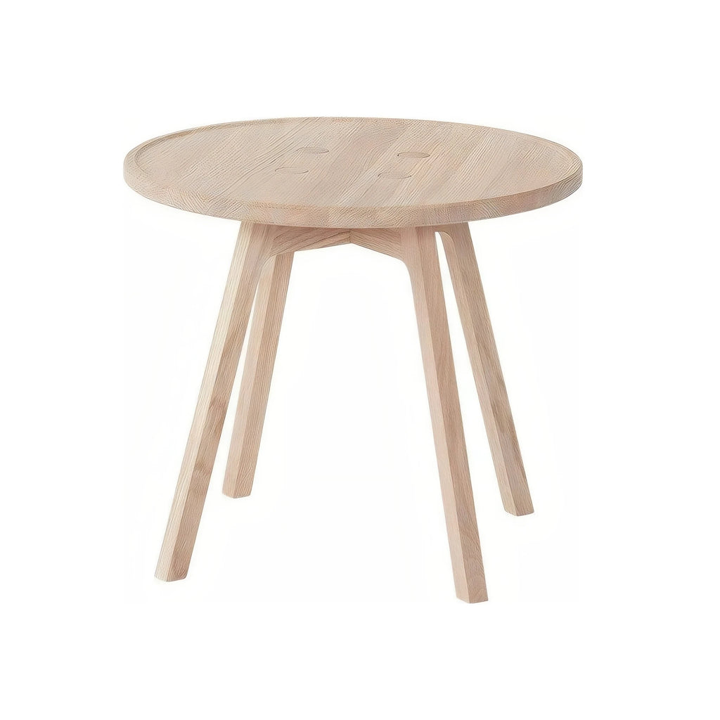 Andersen Furniture C2 Coffee Table White Pigmented Oak, Ø 50cm