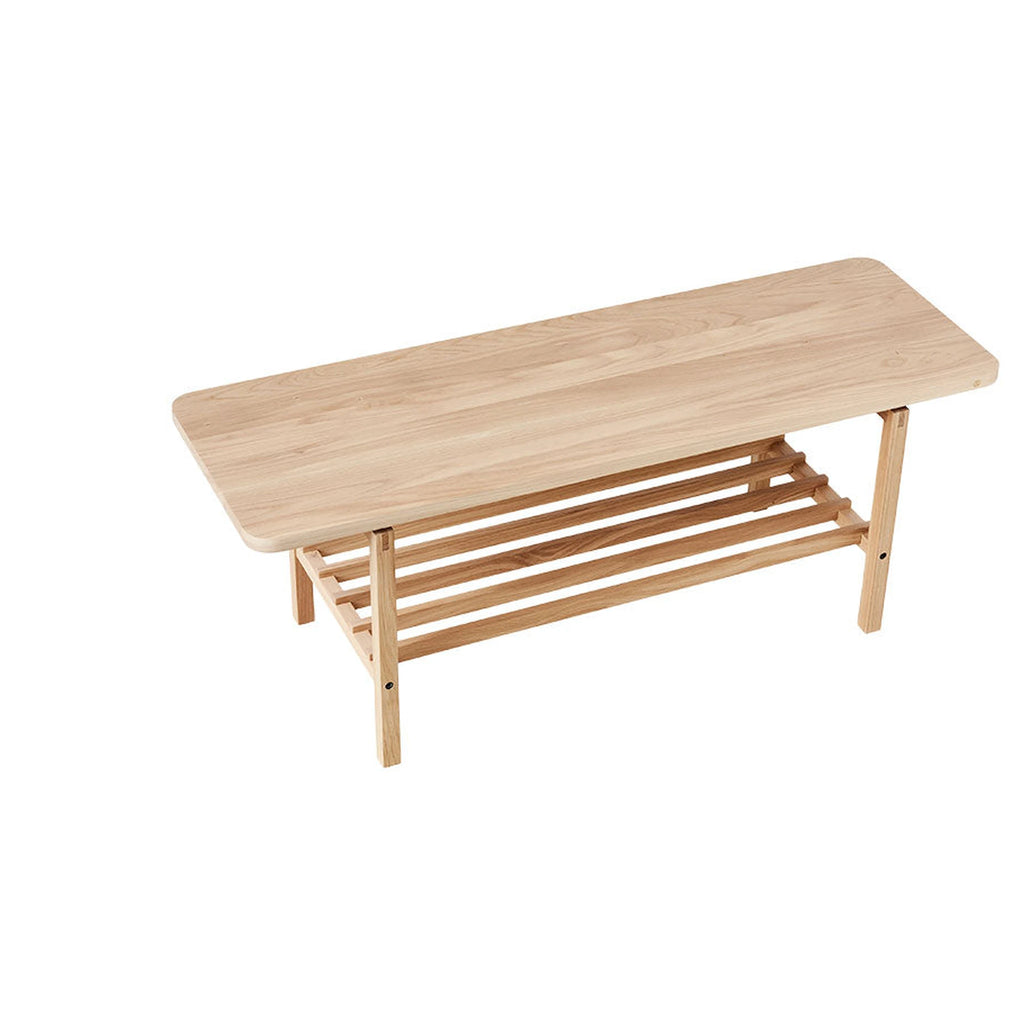 Andersen Furniture C2 Coffee Table White Pigmented Oak, Ø 80cm