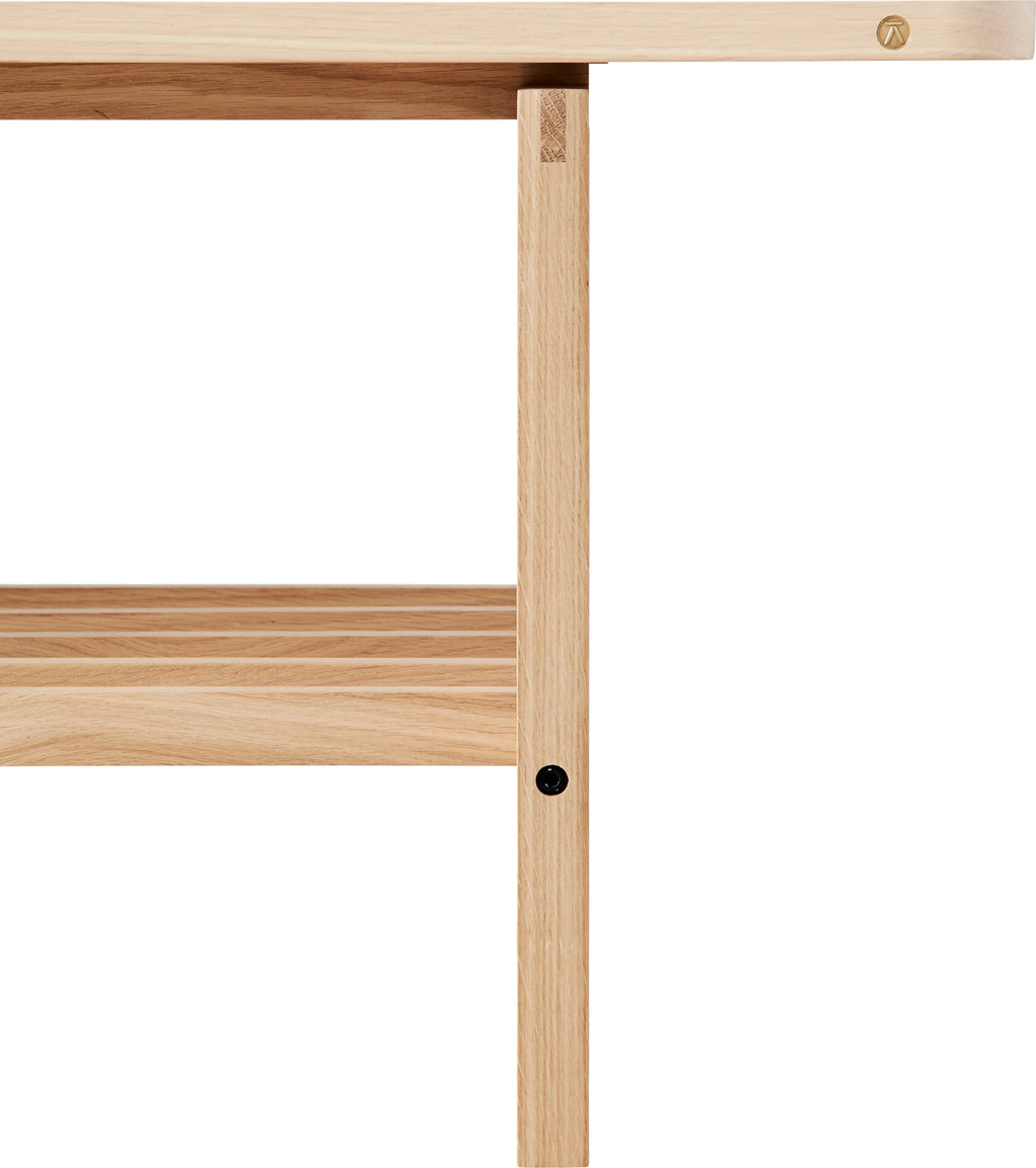 Andersen Furniture C2 Coffee Table White Pigmented Oak, Ø 80cm