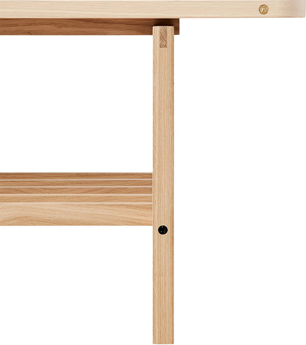 Andersen Furniture C2 Coffee Table White Pigmented Oak, Ø 80cm