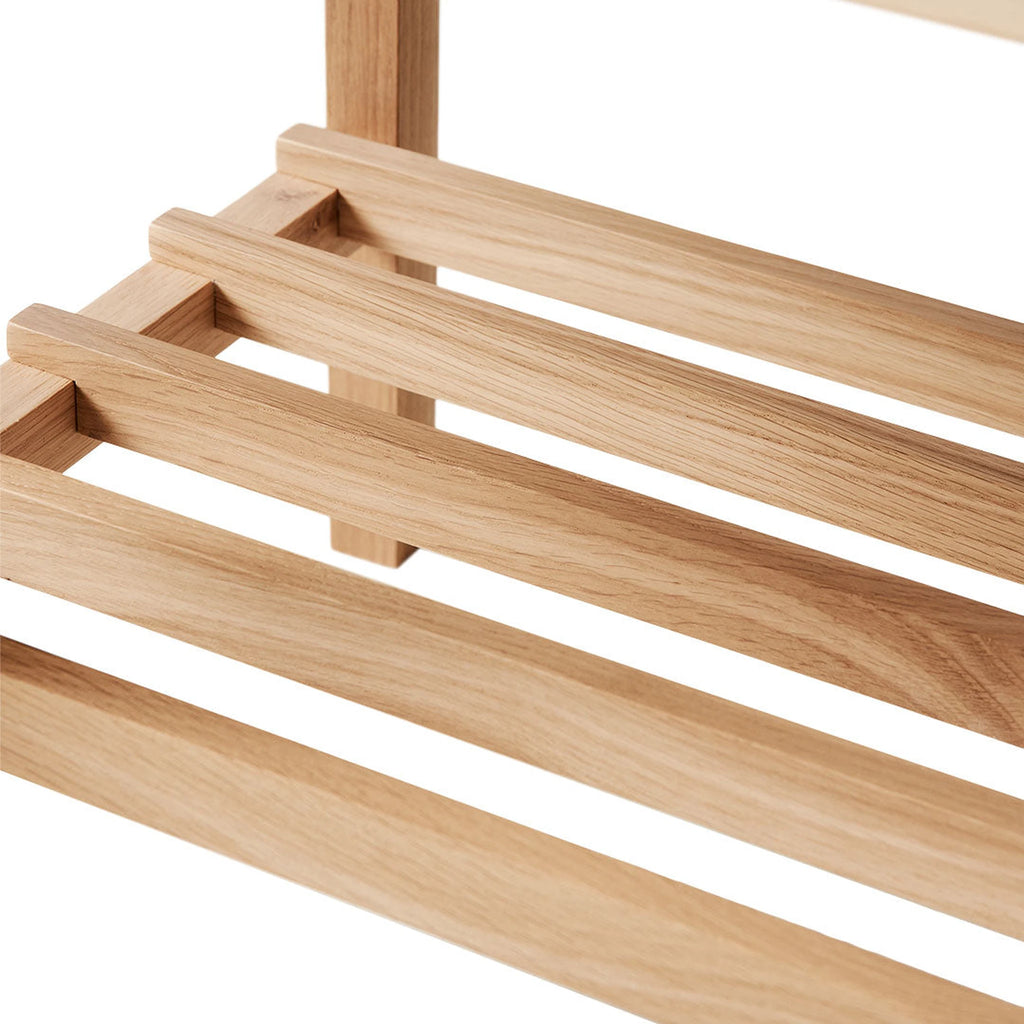 Andersen Furniture C2 Coffee Table White Pigmented Oak, Ø 80cm