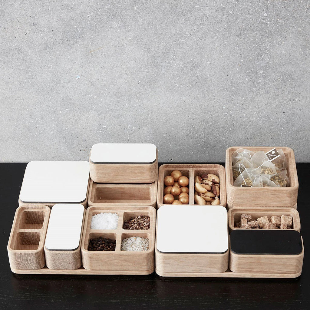 Andersen Furniture Create Me Box Oak, 2 Compartments, 12x12cm