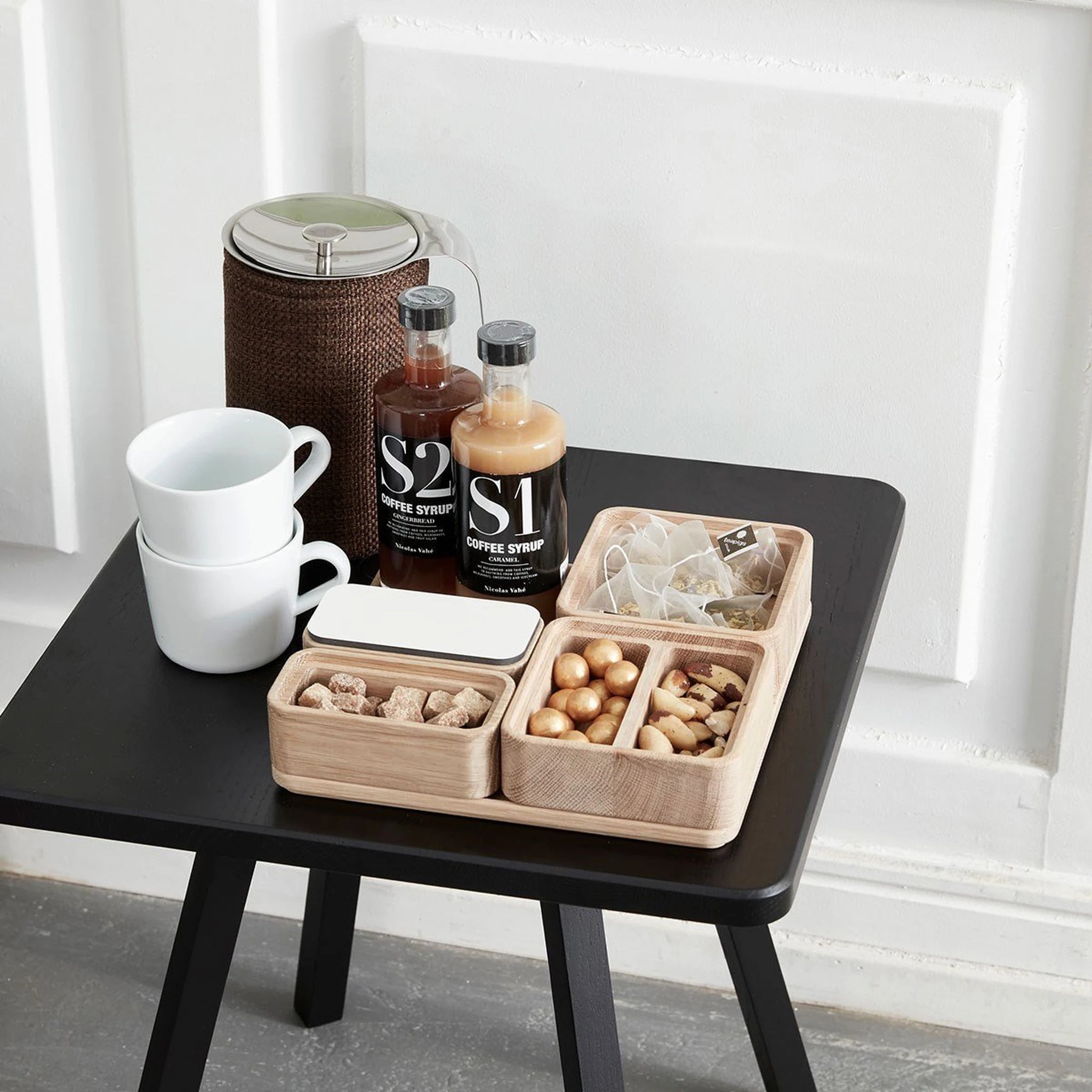 Andersen Furniture Create Me Box Oak, 2 Compartments, 12x12cm