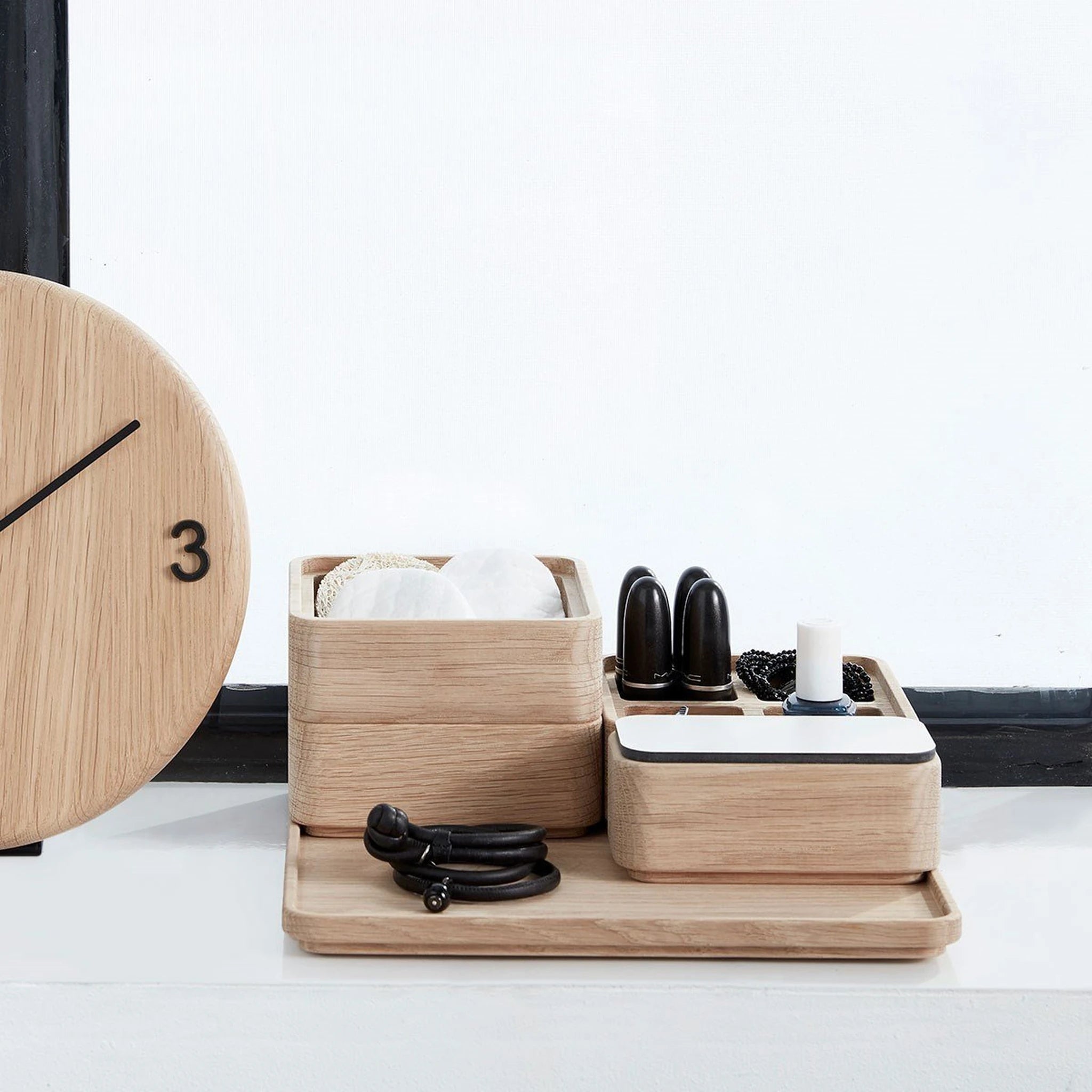 Andersen Furniture Create Me Box Oak, 4 Compartments, 12x12cm