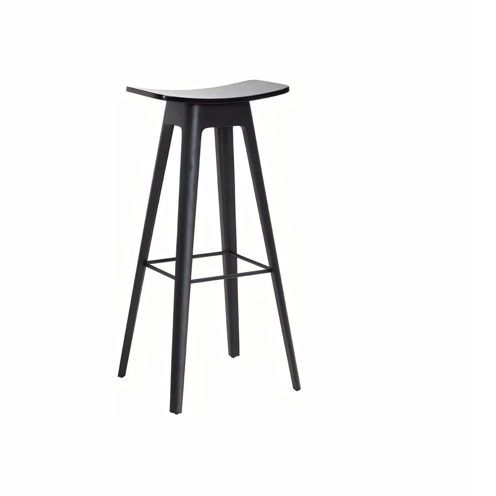 Andersen Furniture HC1 Bar Stool Black Oak, H 80cm