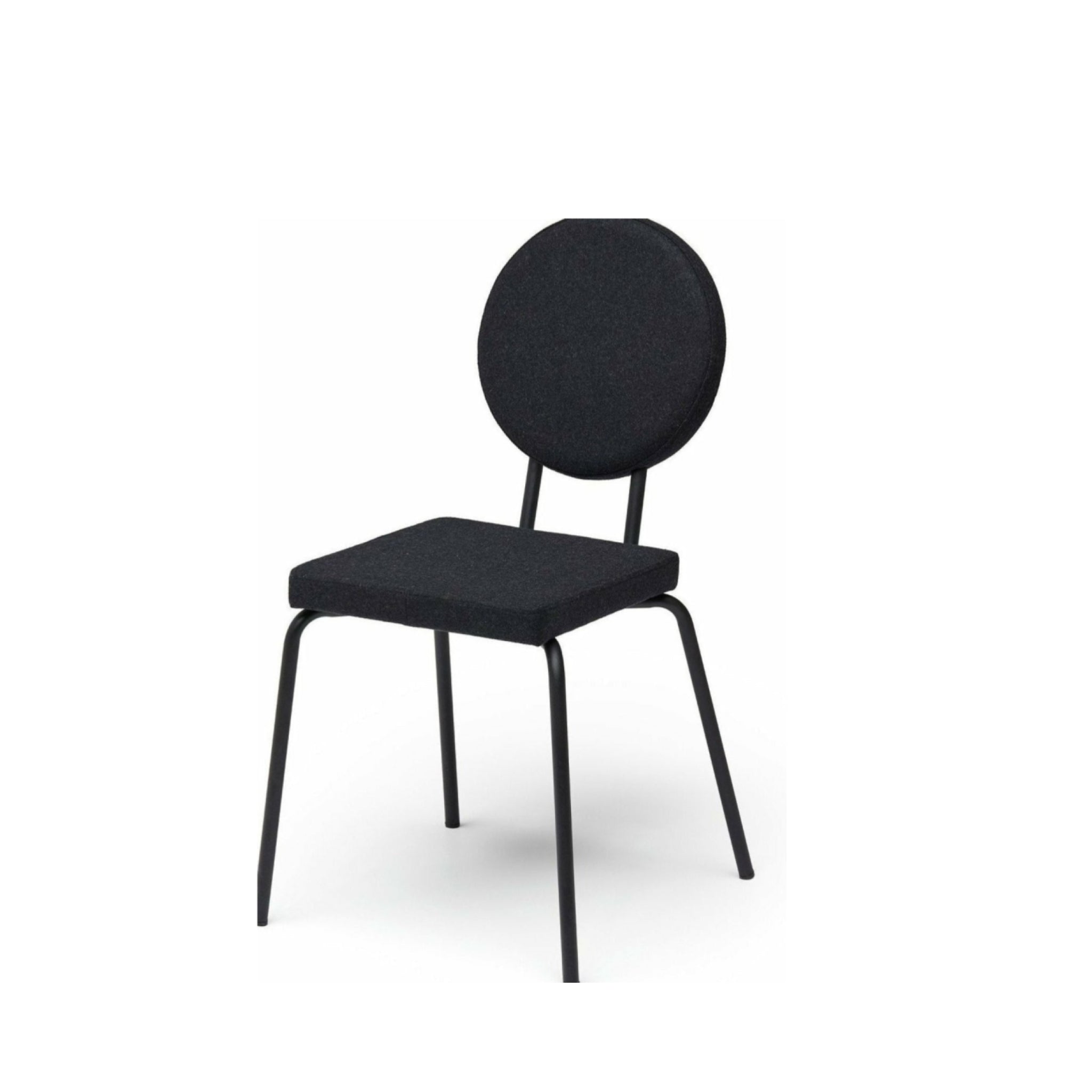 Puik Option Chair Seat Square / Backrest Round, Black