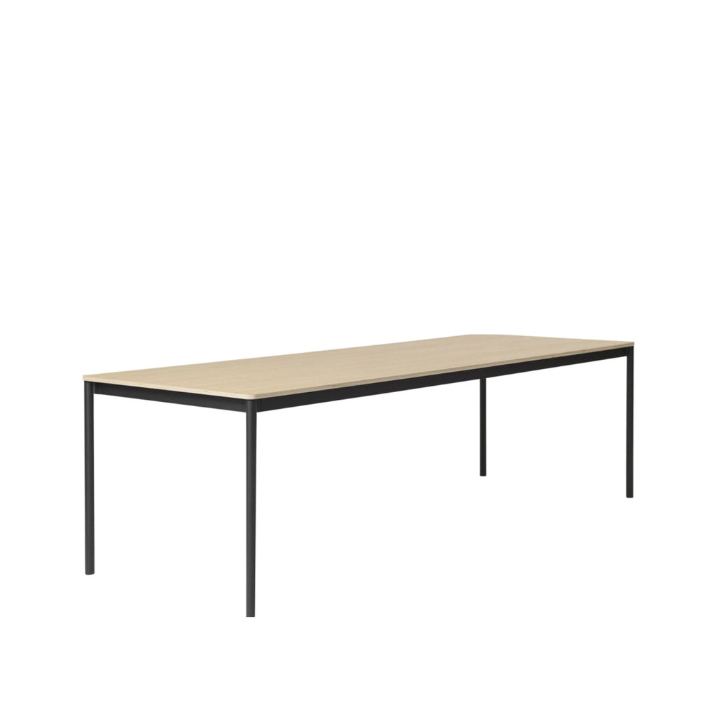 Muuto Base Table 190 X85 Cm, Oak/Black