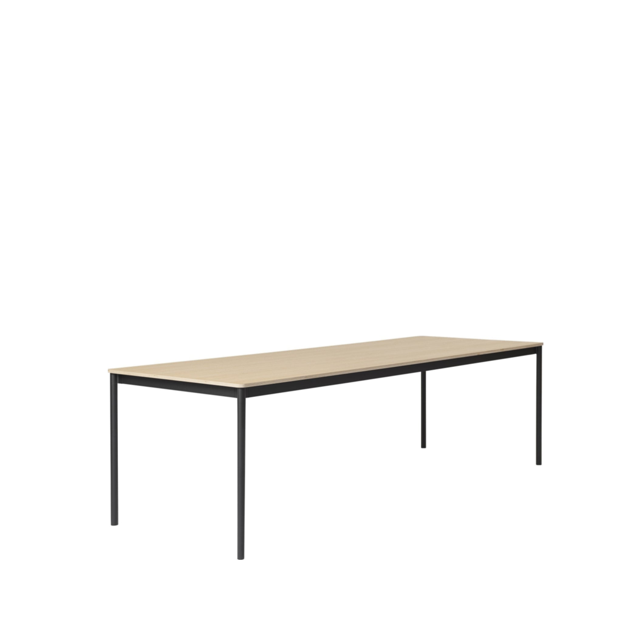 Muuto Base Table 190 X85 Cm, Oak/Black
