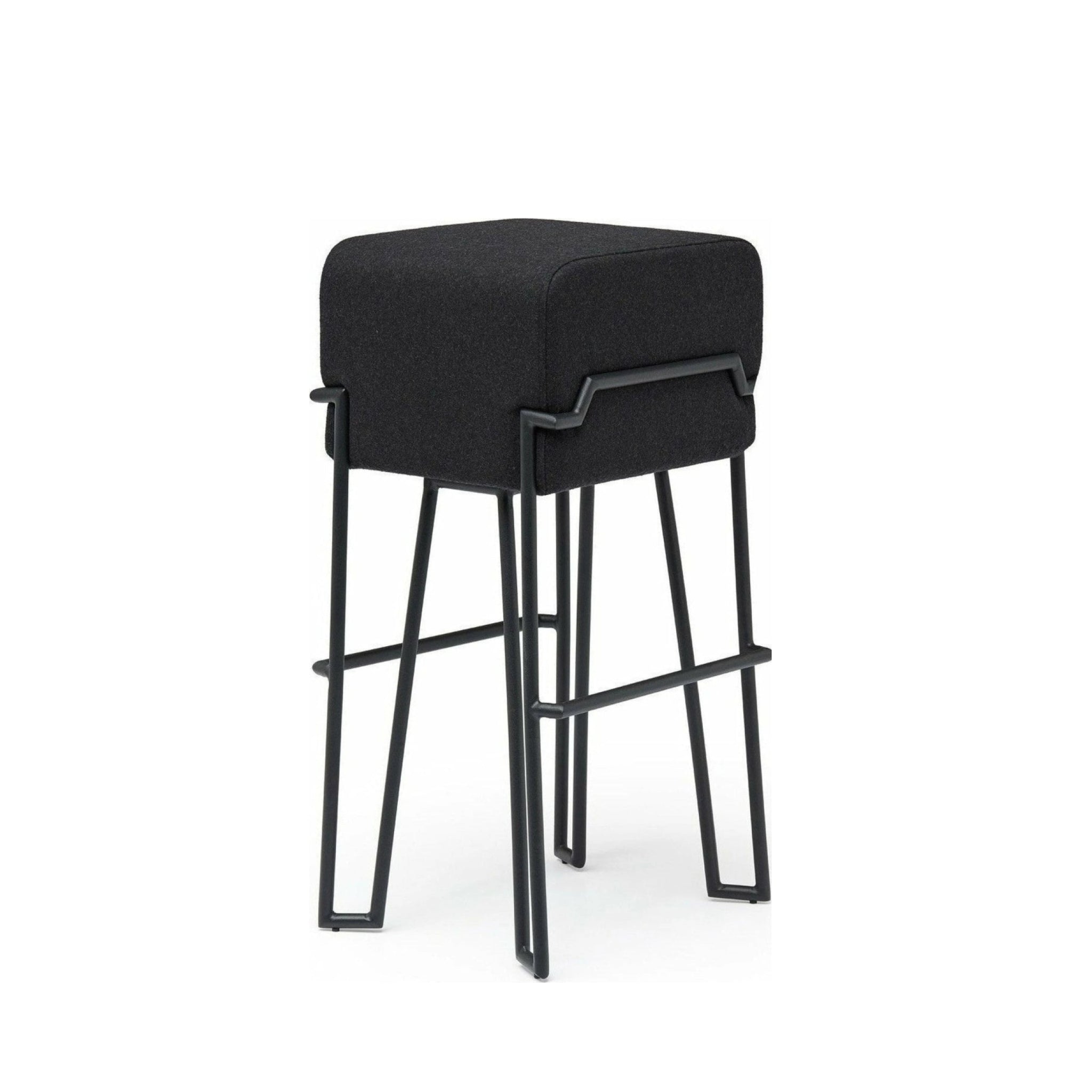 Puik Bokk Bar Stool, Black / Black