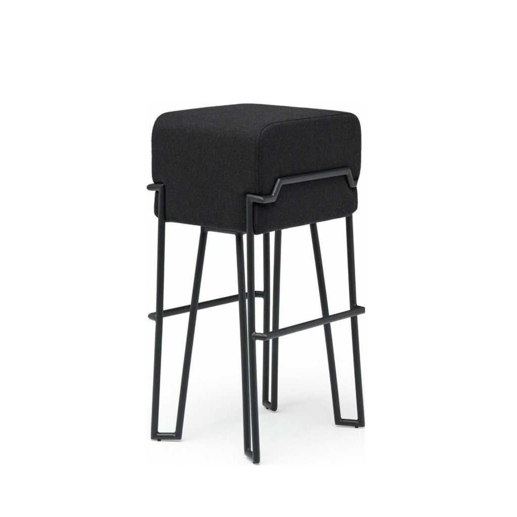 Puik Bokk Bar Stool, Black / Black