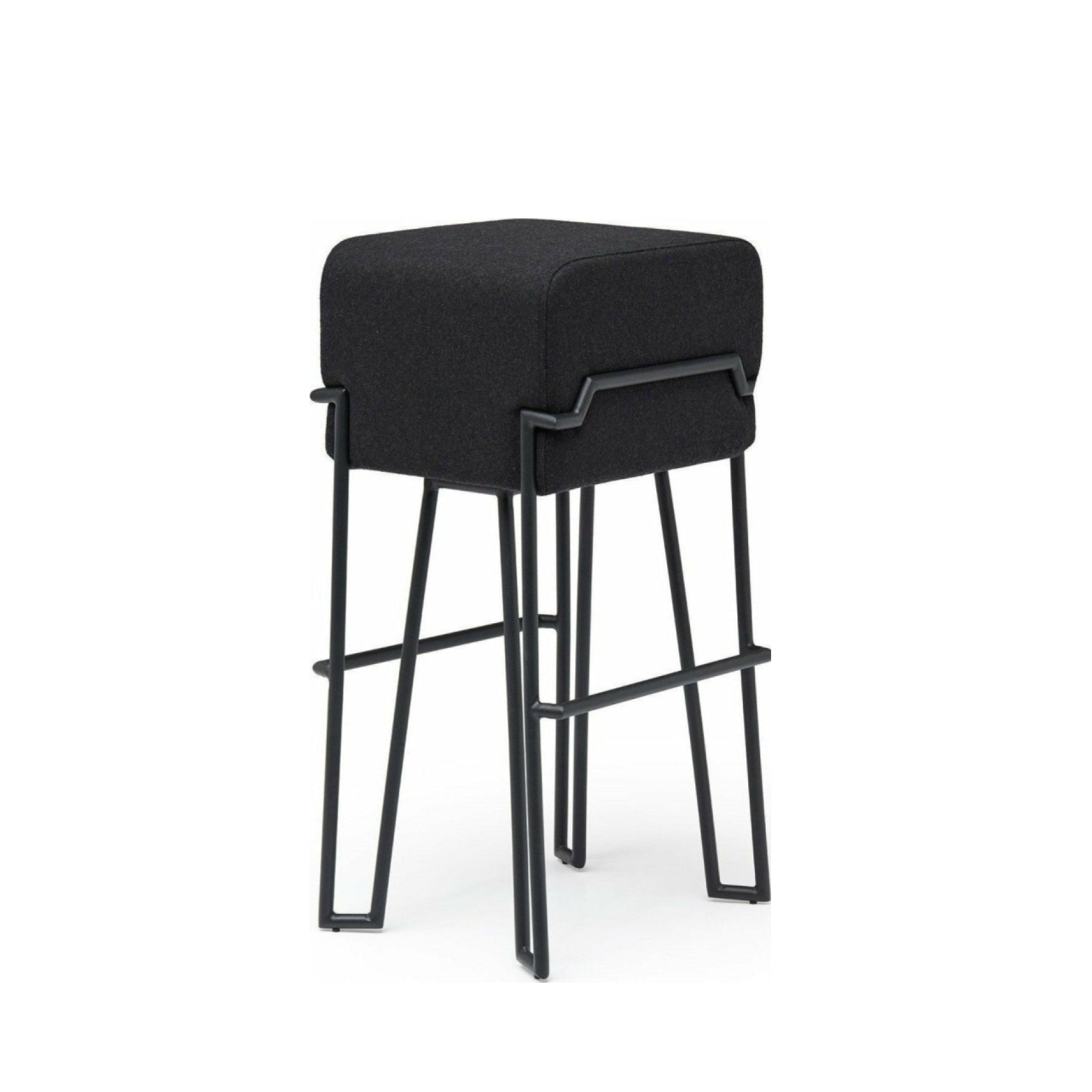 Puik Bokk Bar Stool, Black / Black