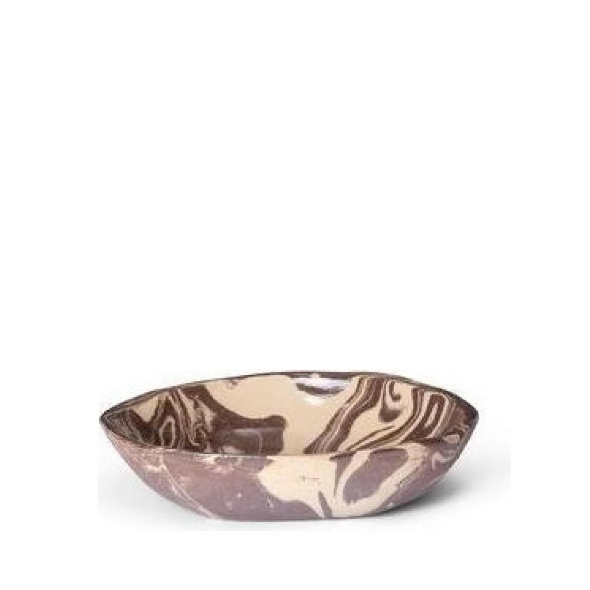 Ferm Living Ryu Bowl 20 Cm, Sand/Brown