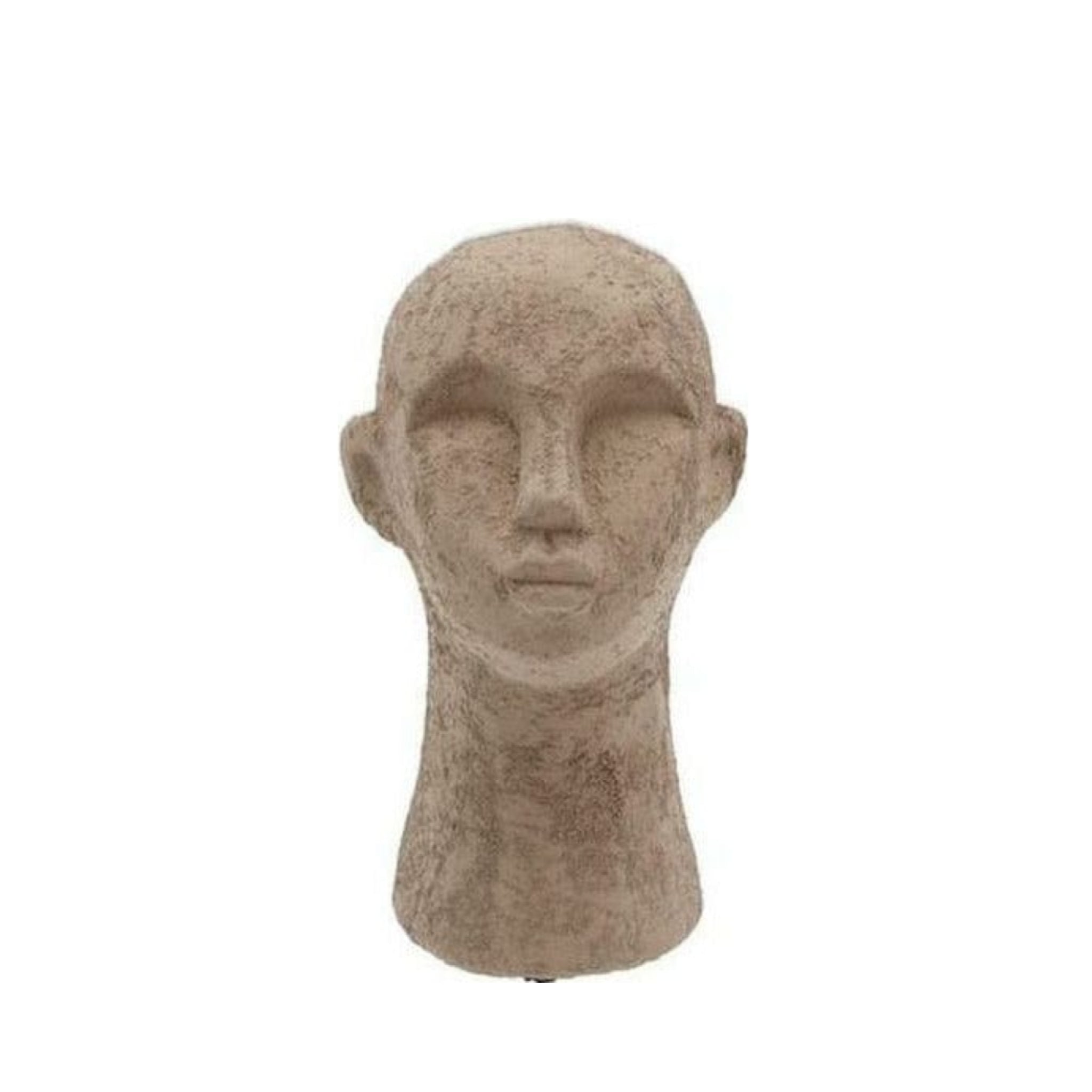 Villa Collection Figure Head 8.5 X 8.5 X 15 Cm, Grey/Brown