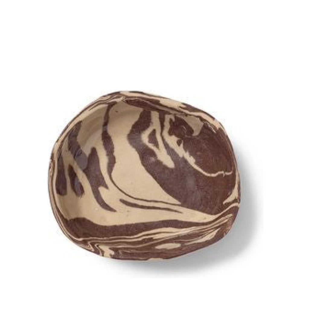 Ferm Living Ryu Bowl 15.5 Cm, Sand/Brown