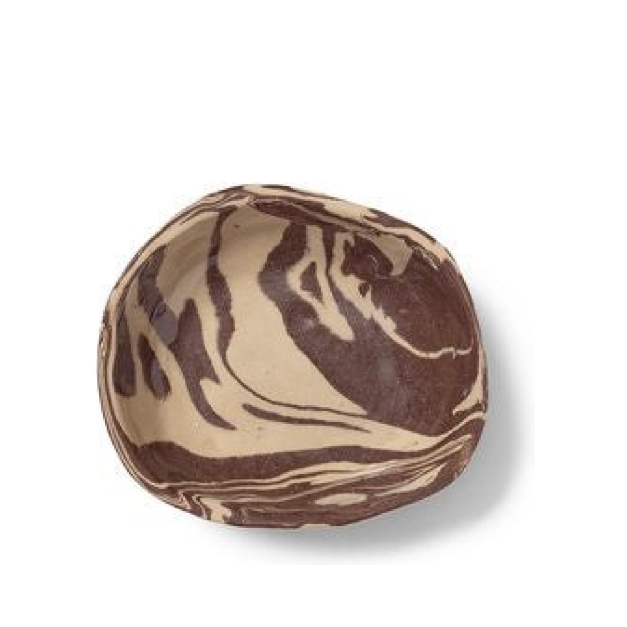 Ferm Living Ryu Bowl 15.5 Cm, Sand/Brown