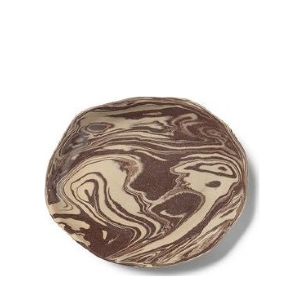 Ferm Living Ryu Platter 18.5 Cm, Sand/Brown