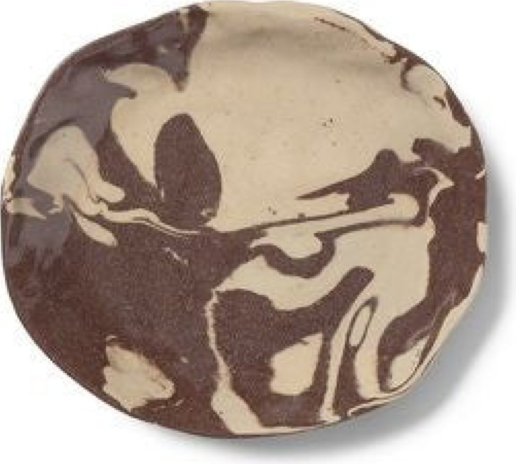 Ferm Living Ryu Platter 18.5 Cm, Sand/Brown