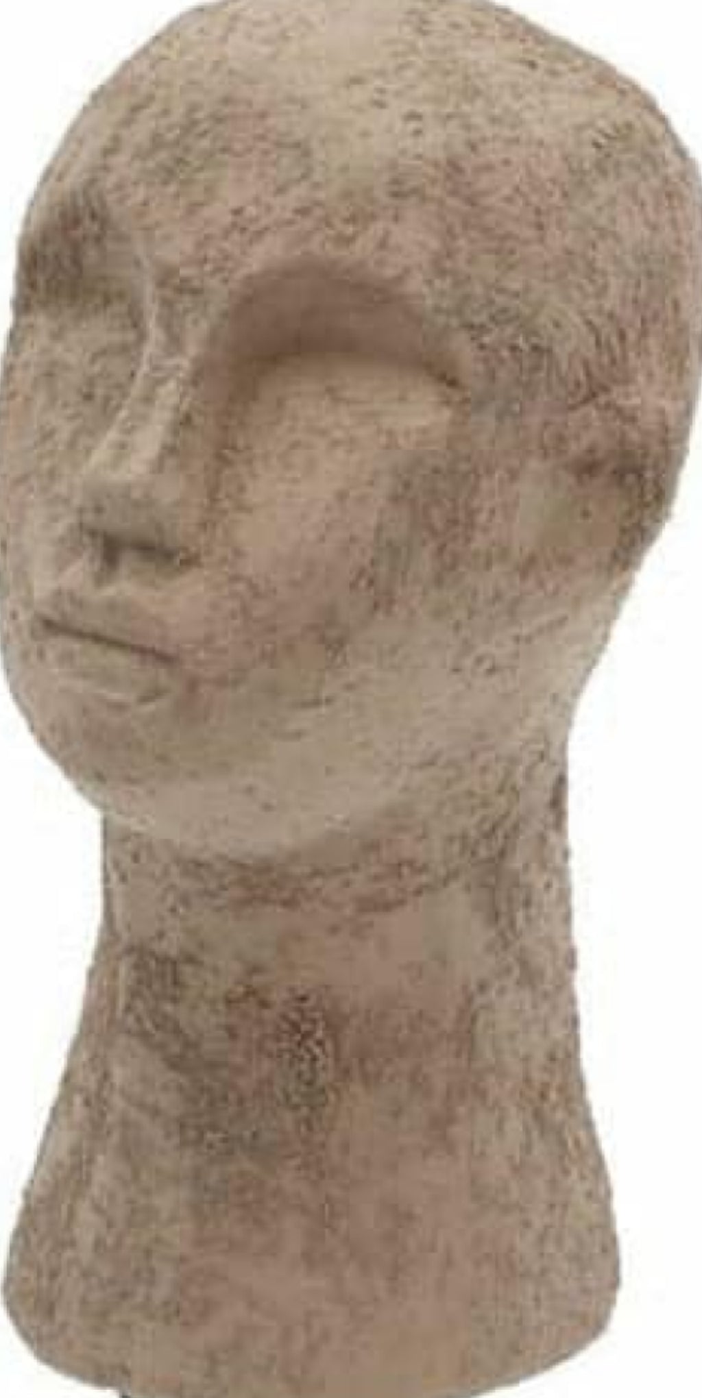 Villa Collection Figure Head 8.5 X 8.5 X 15 Cm, Grey/Brown