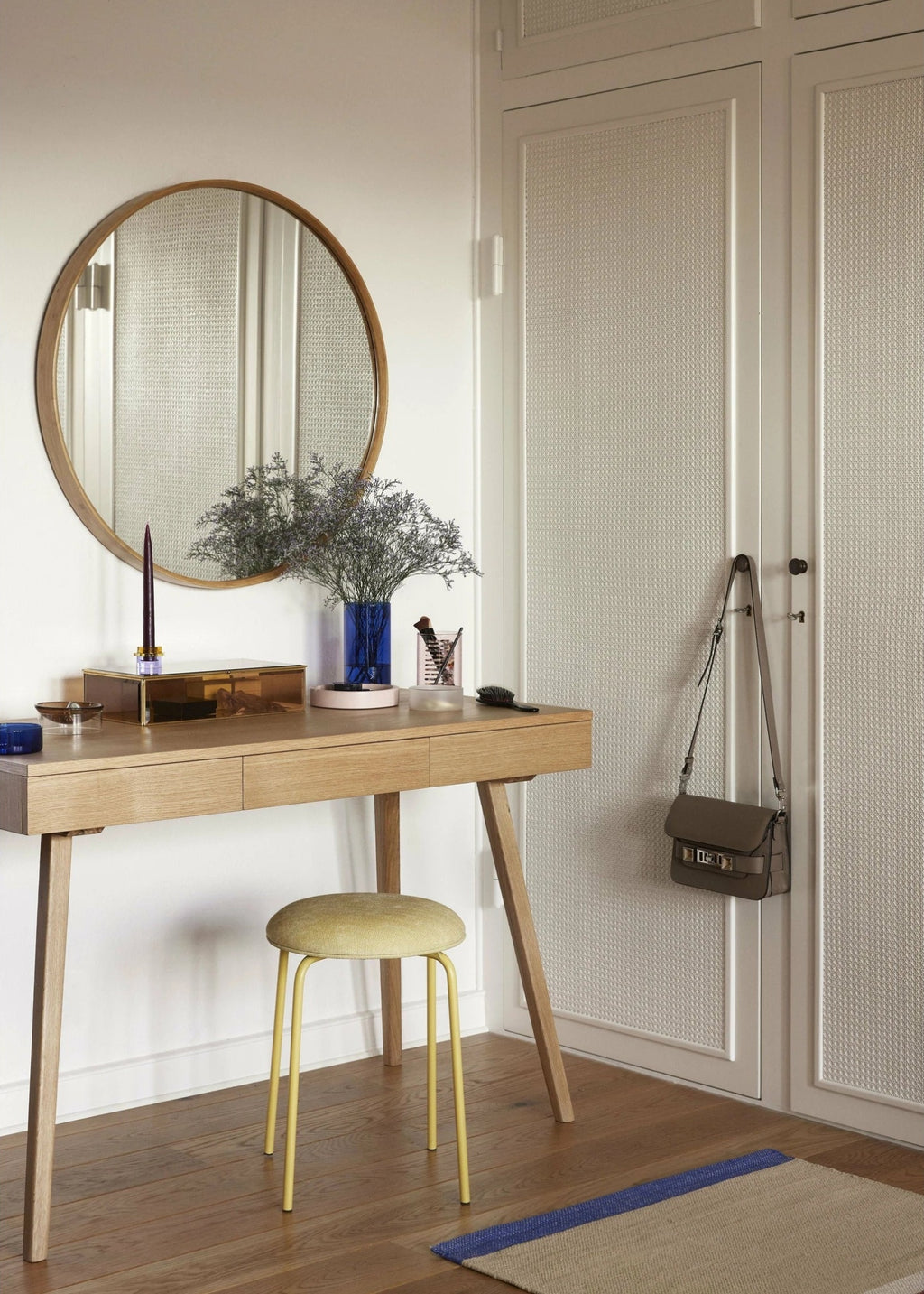 Hübsch Flow Bowl Glass Clear/Brown