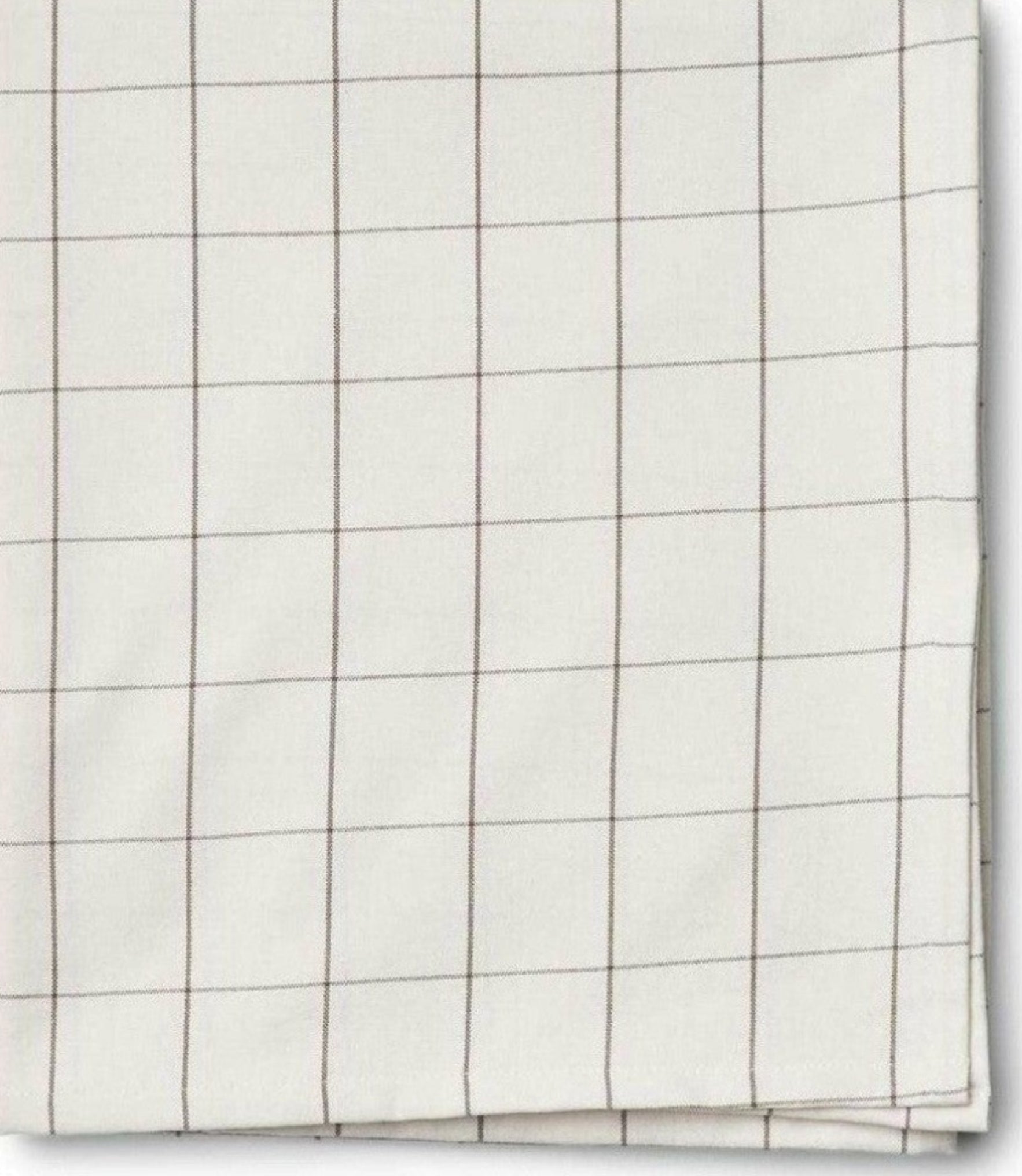 Humdakin Check Tablecloth, Shell/Brown Sugar