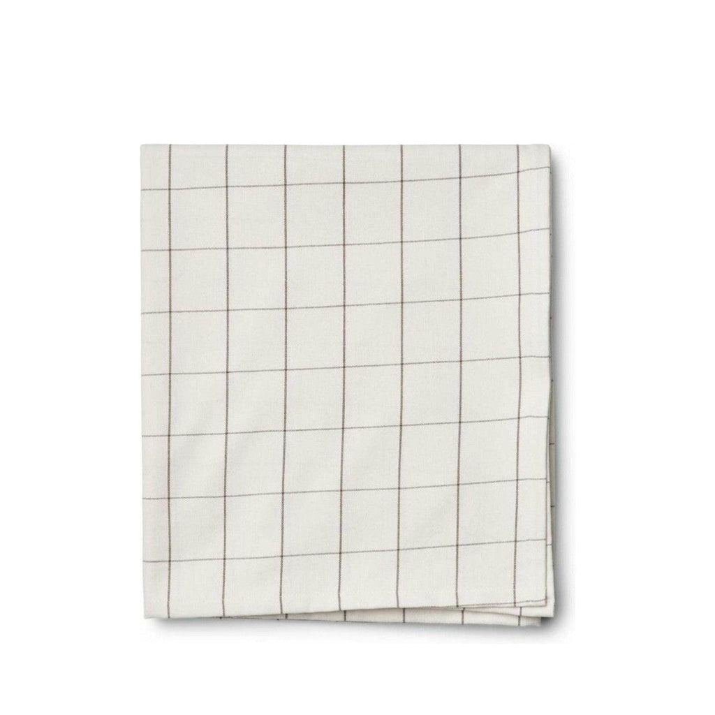 Humdakin Check Tablecloth, Shell/Brown Sugar
