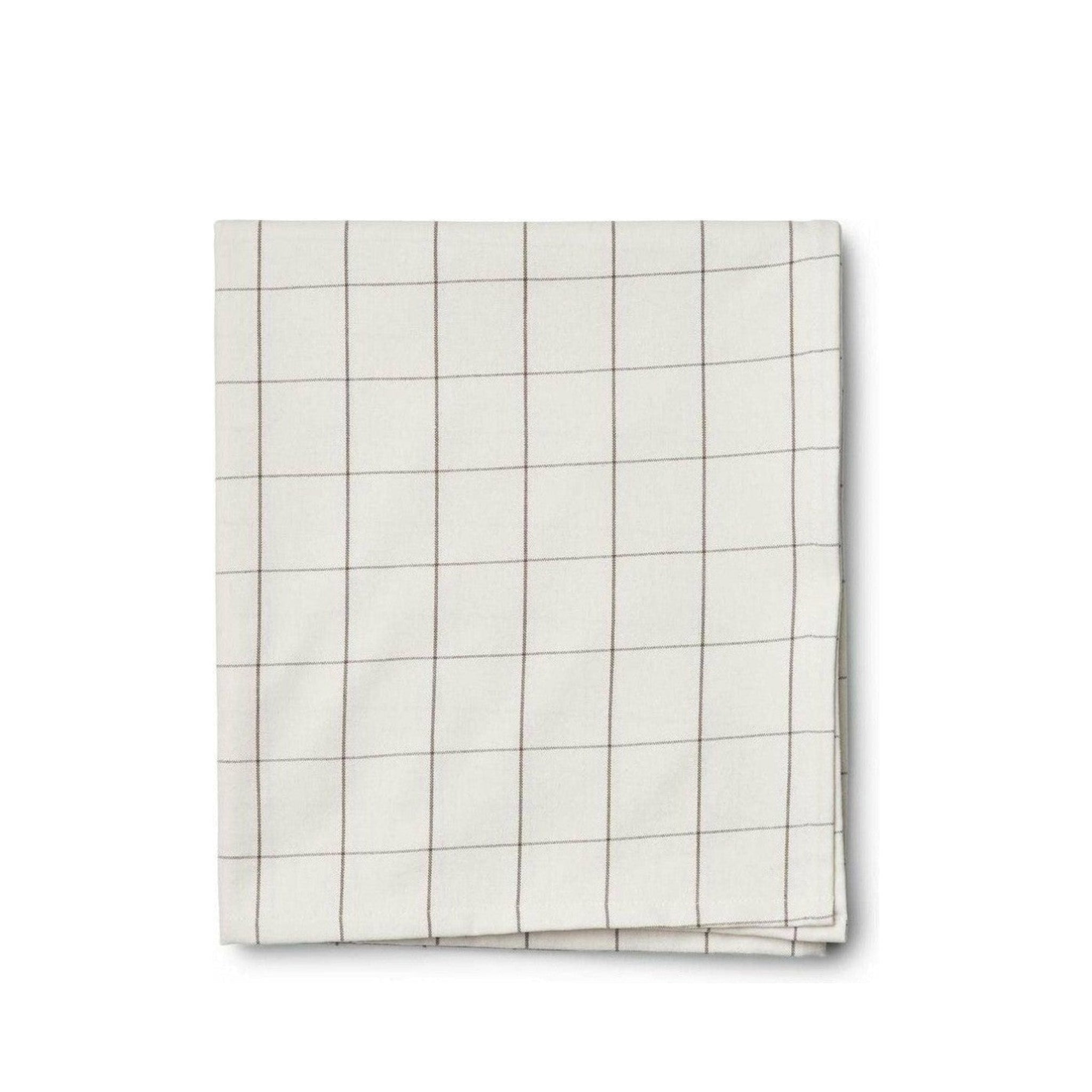 Humdakin Check Tablecloth, Shell/Brown Sugar