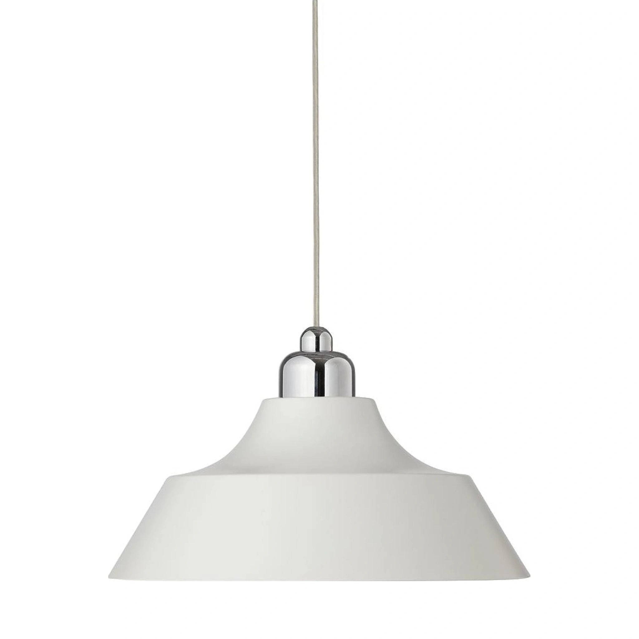 Dyberg Larsen Momentum Pendant White/Chrome, Ø33