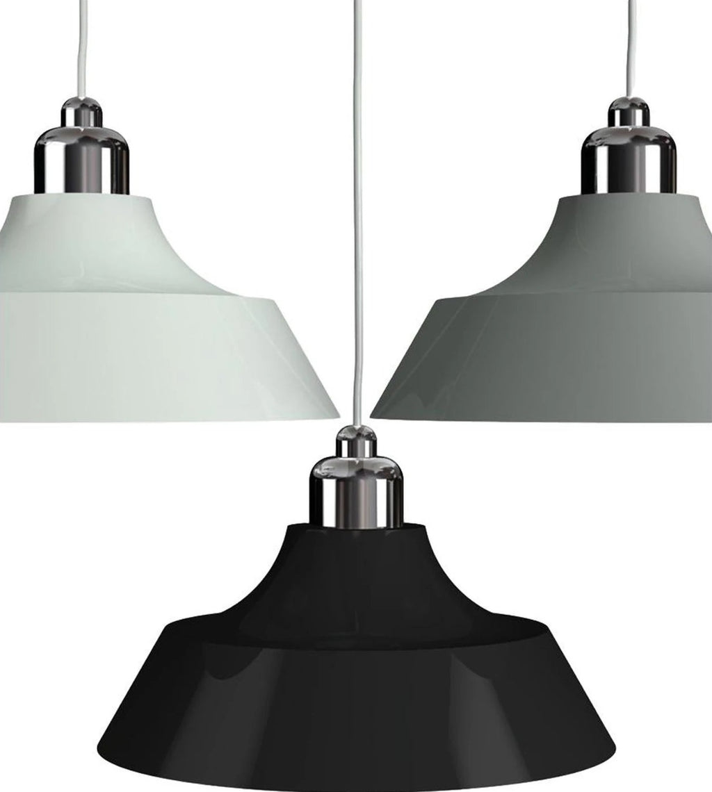 Dyberg Larsen Momentum Pendant White/Chrome, Ø33