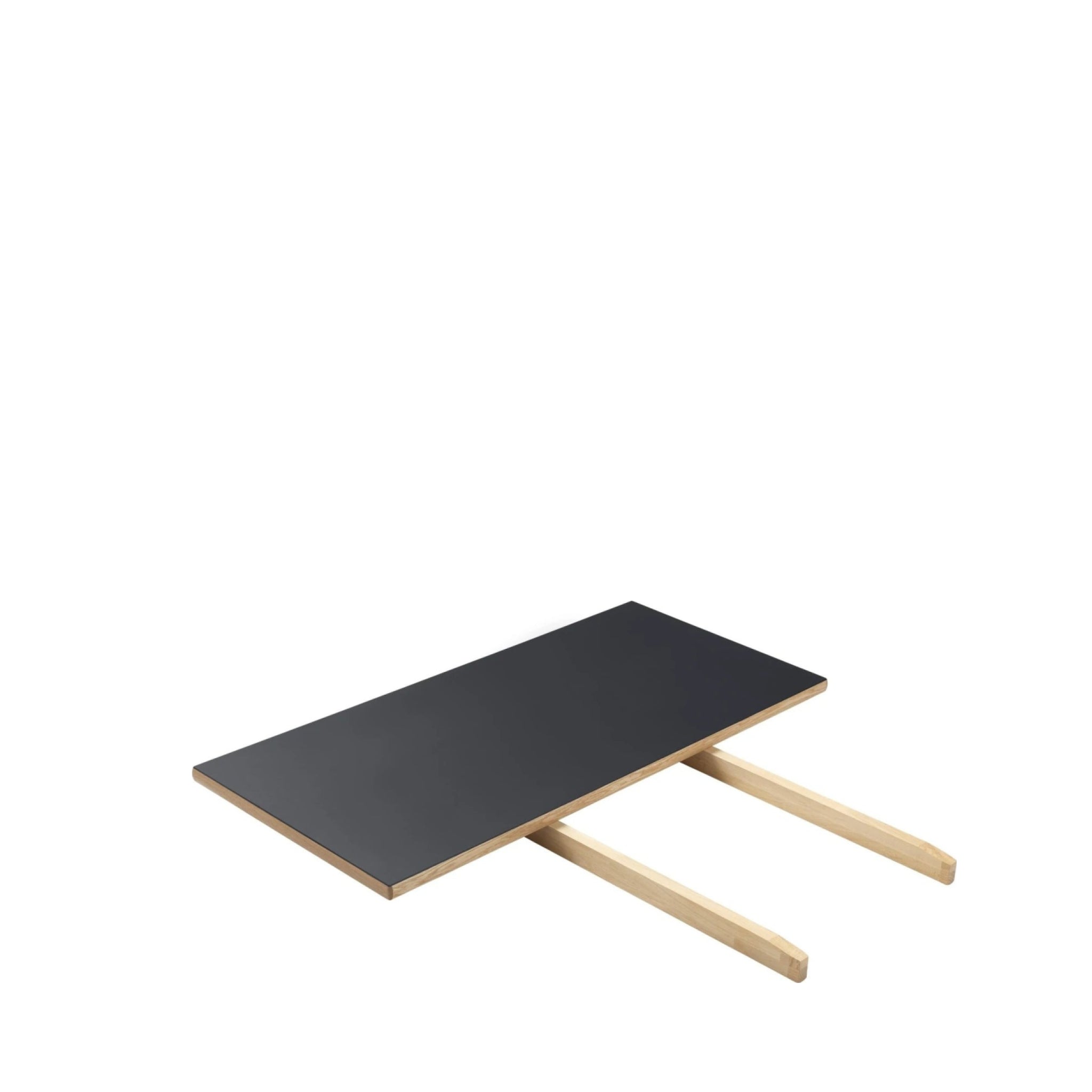 Fdb Møbler C35 Extension Plate Oak/Dark Grey Linoleum, 45cm