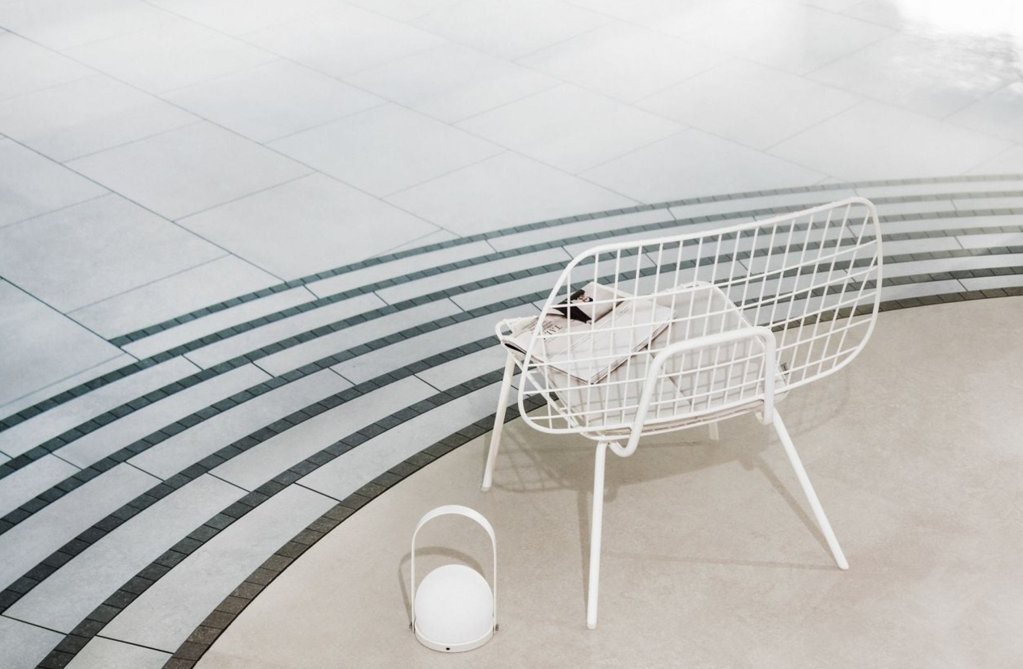 Audo Copenhagen WM String Seat cushion Outdoor/Dining, dark grey