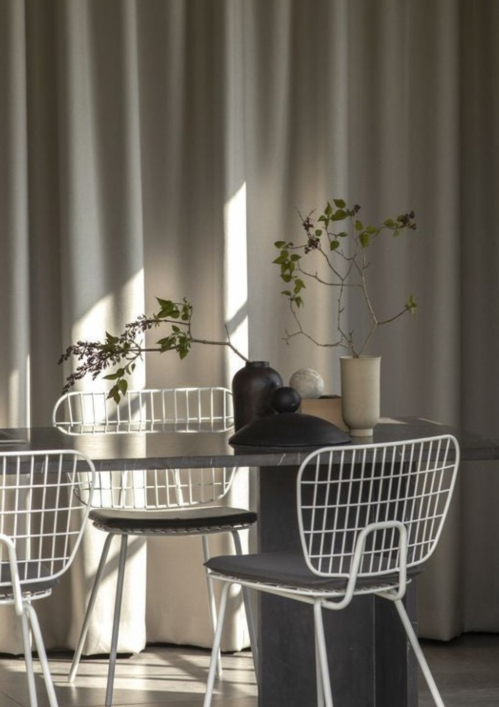 Audo Copenhagen WM String Seat cushion Outdoor/Dining, dark grey