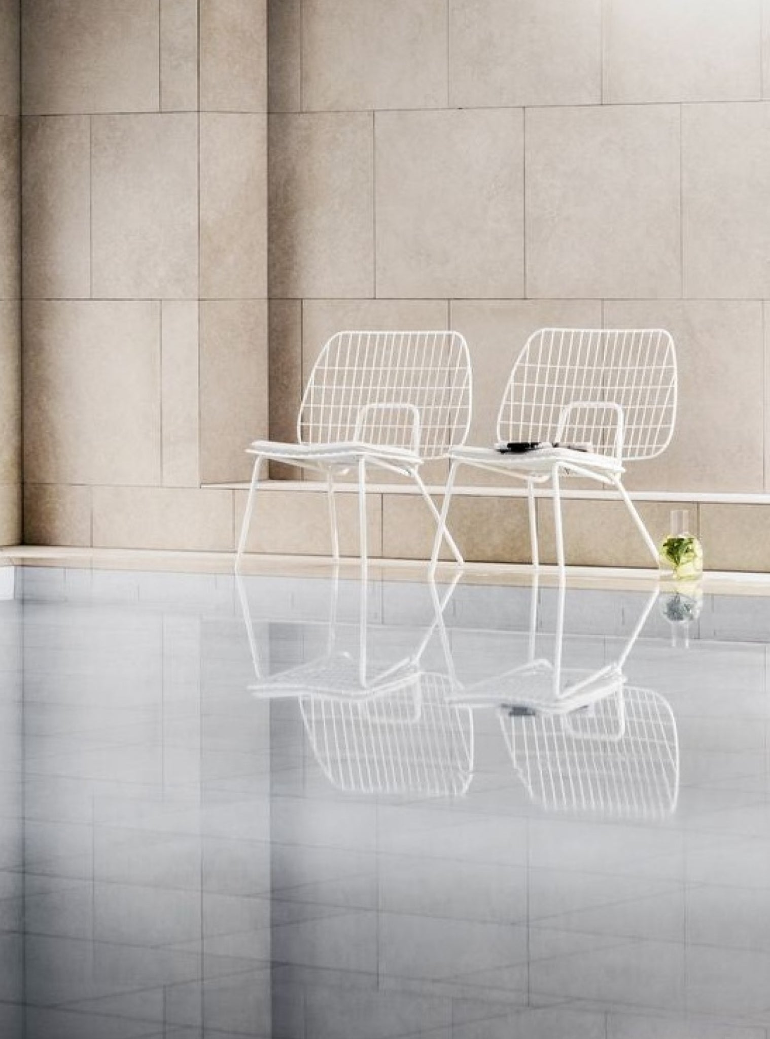 Audo Copenhagen WM String Seat cushion Outdoor/Dining, dark grey