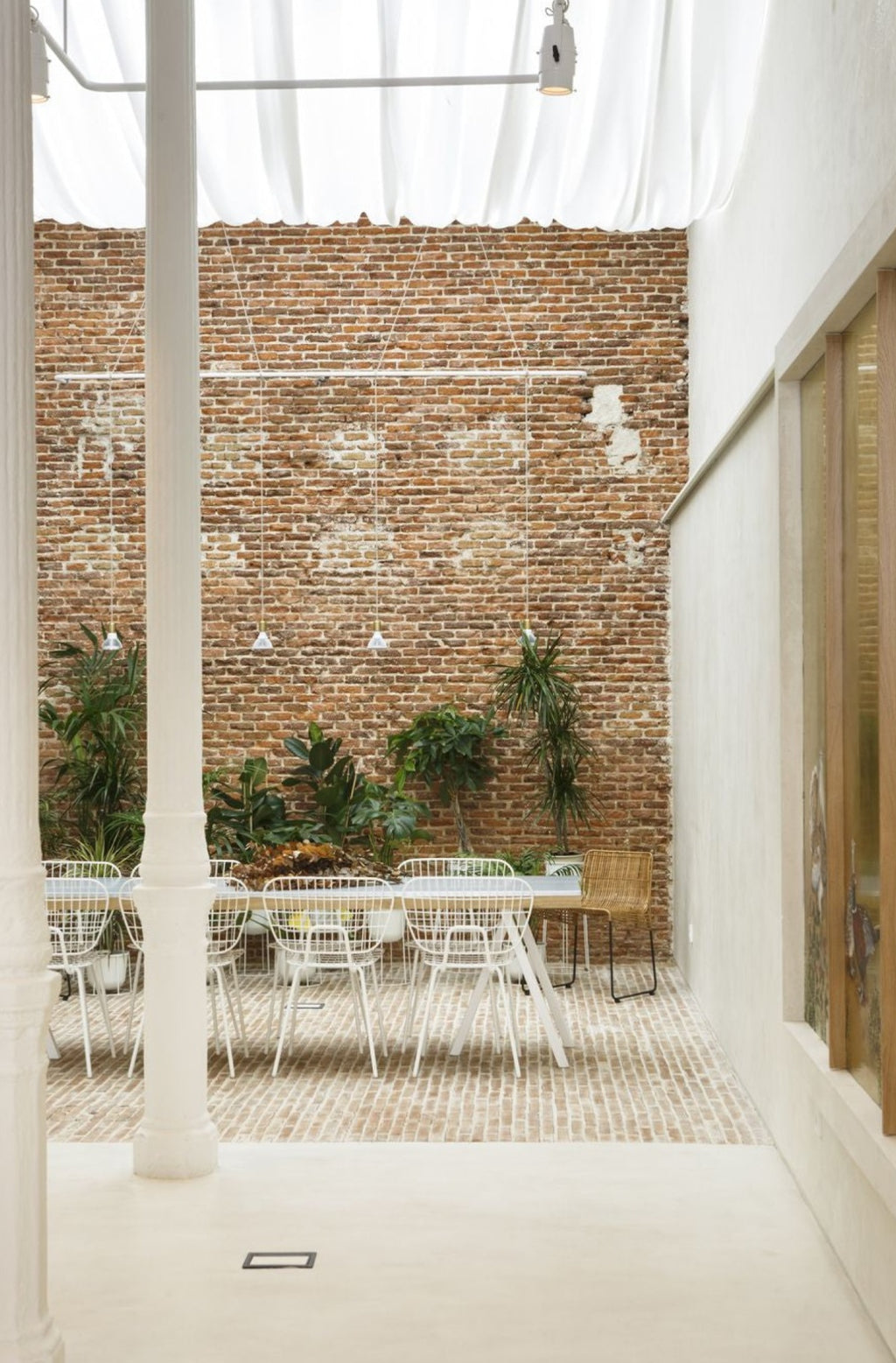 Audo Copenhagen WM String Seat cushion Outdoor/Dining, dark grey