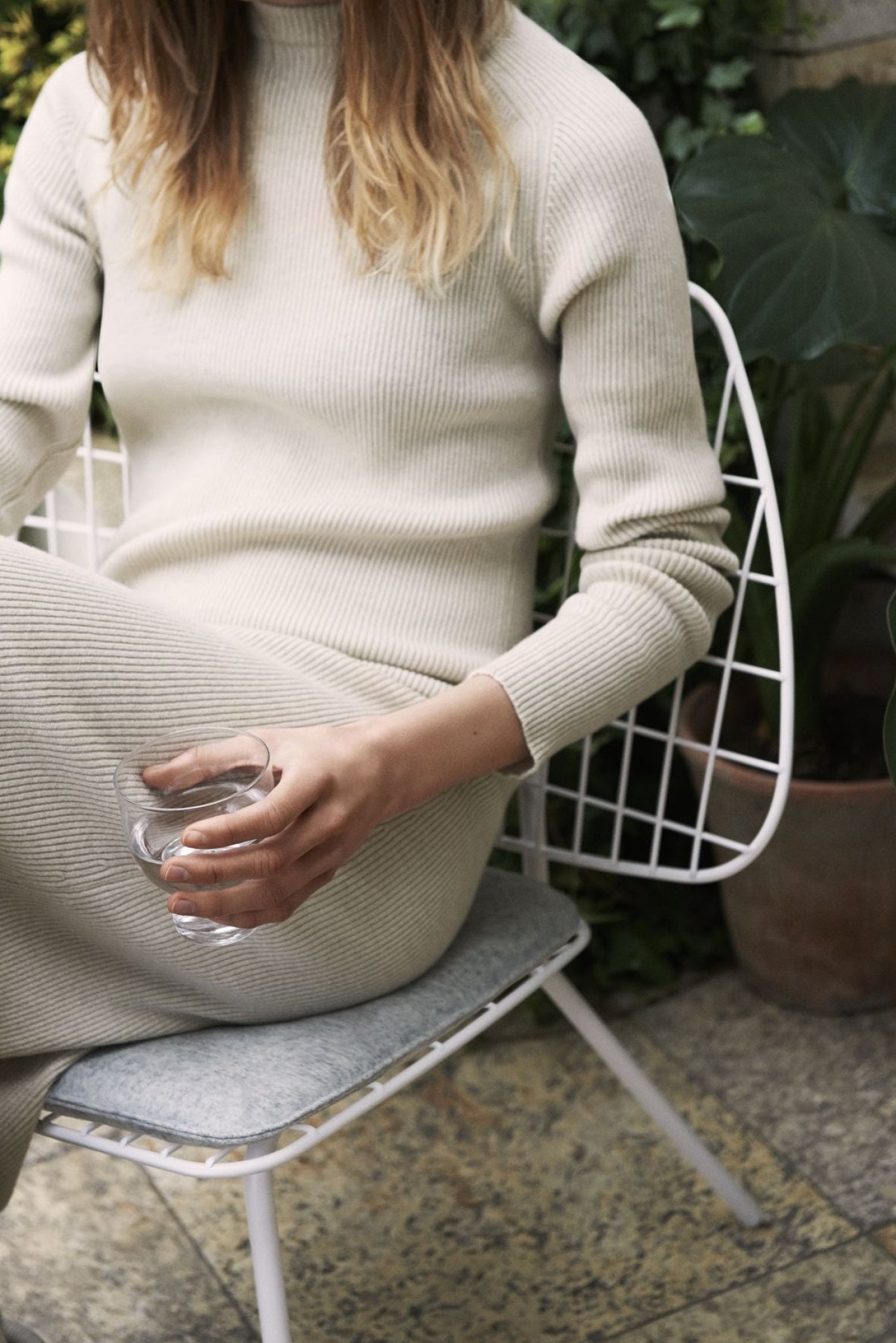 Audo Copenhagen WM String Seat cushion Outdoor/Dining, dark grey