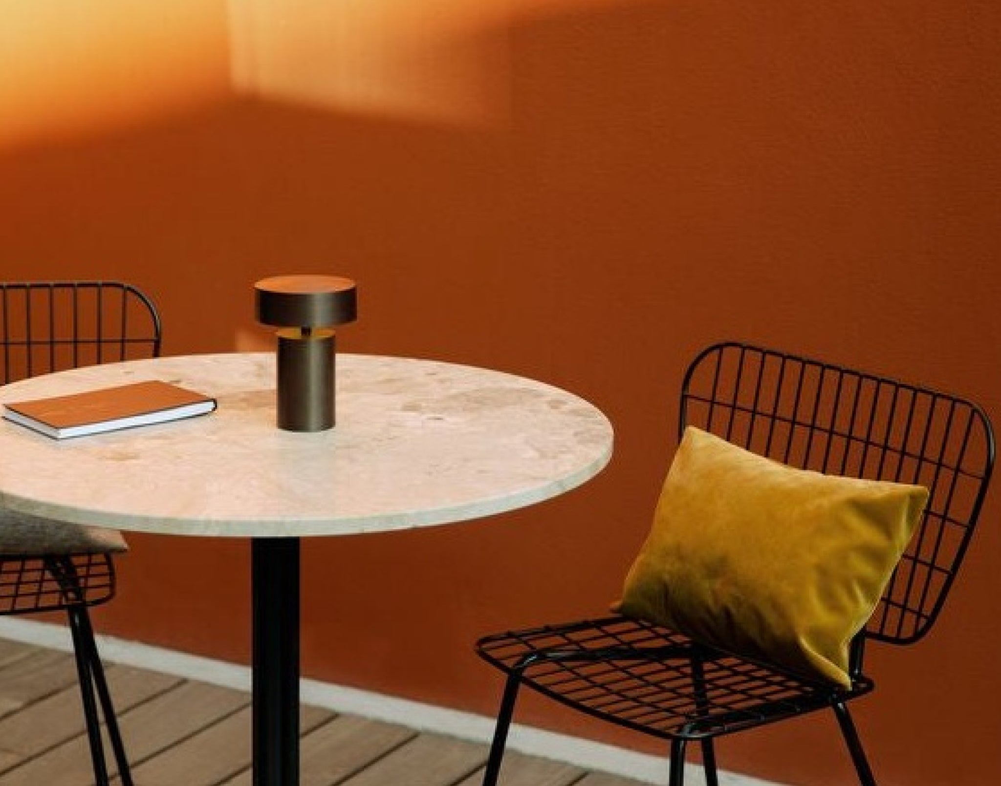 Audo Copenhagen WM String Seat cushion Outdoor/Dining, dark grey