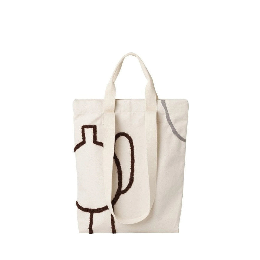 Ferm Living Tote Bag Mirage, Brown / Grey