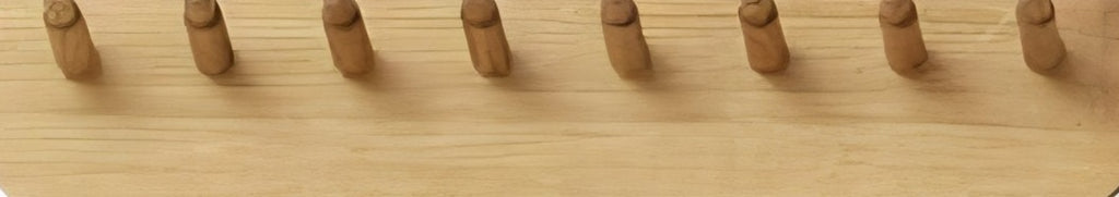 Form & Refine Echo Coatrack 40 Cm Oak – Solid Wood Wall Rack For Home