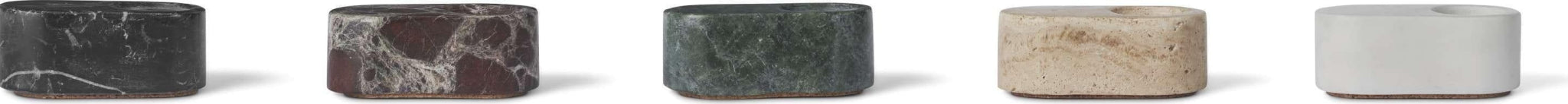 Spring Copenhagen Ovaali Candle Holder, Black