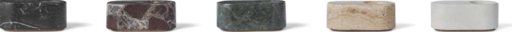 Spring Copenhagen Ovaali Candle Holder, Green