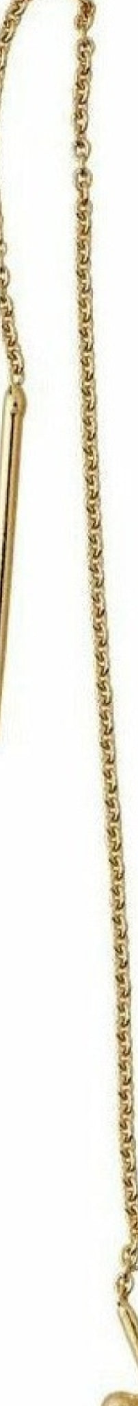 Design Letters Earring, Gold Plated