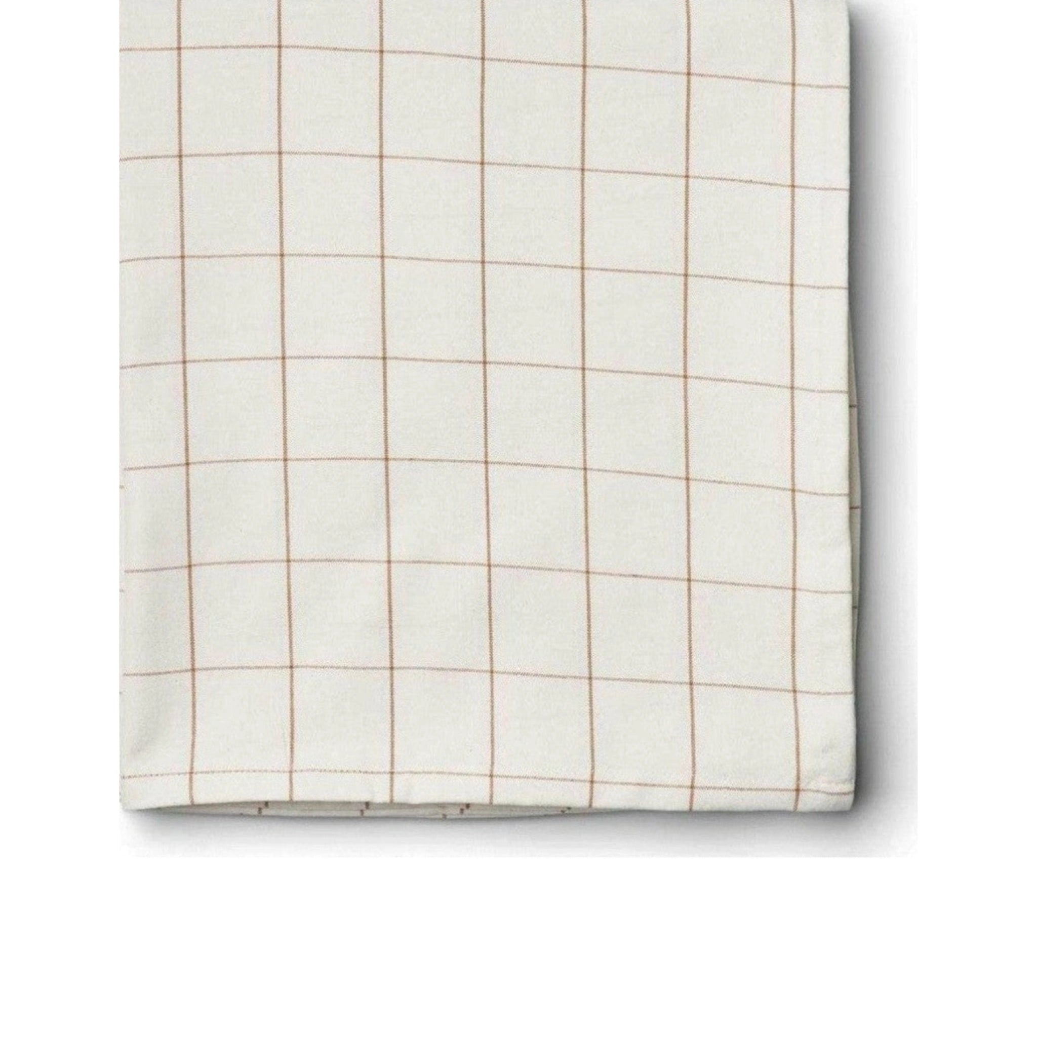 Humdakin Check Tablecloth, Shell/Leaf