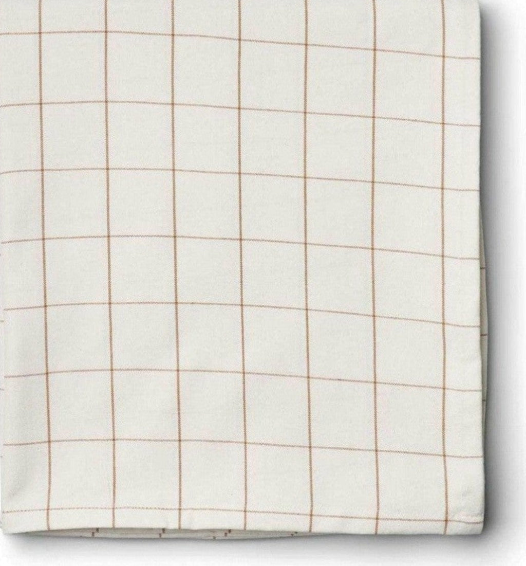 Humdakin Check Tablecloth, Shell/Leaf