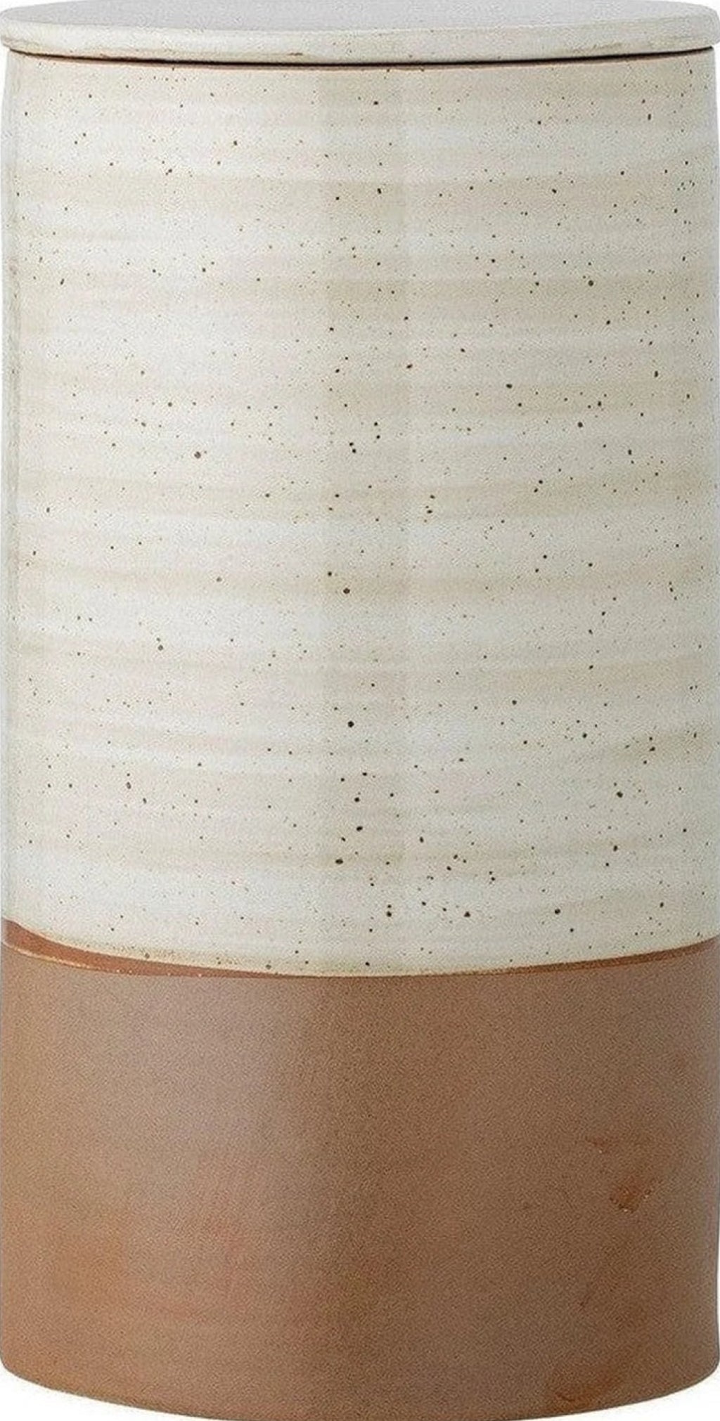 Bloomingville Okan Jar w/Lid, Brown, Stoneware