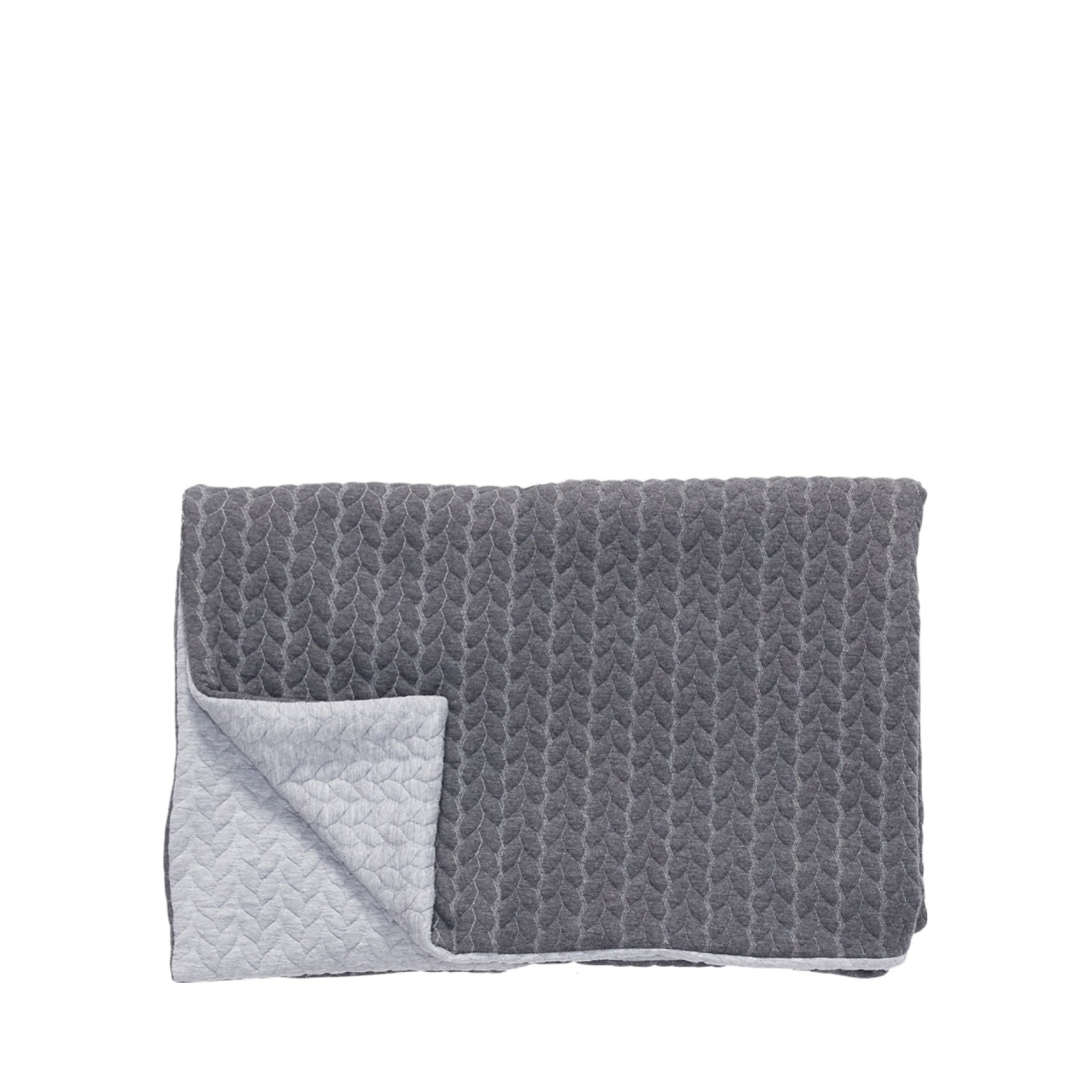Hübsch Plaid Blanket M Pattern Dark Grey/Light Grey