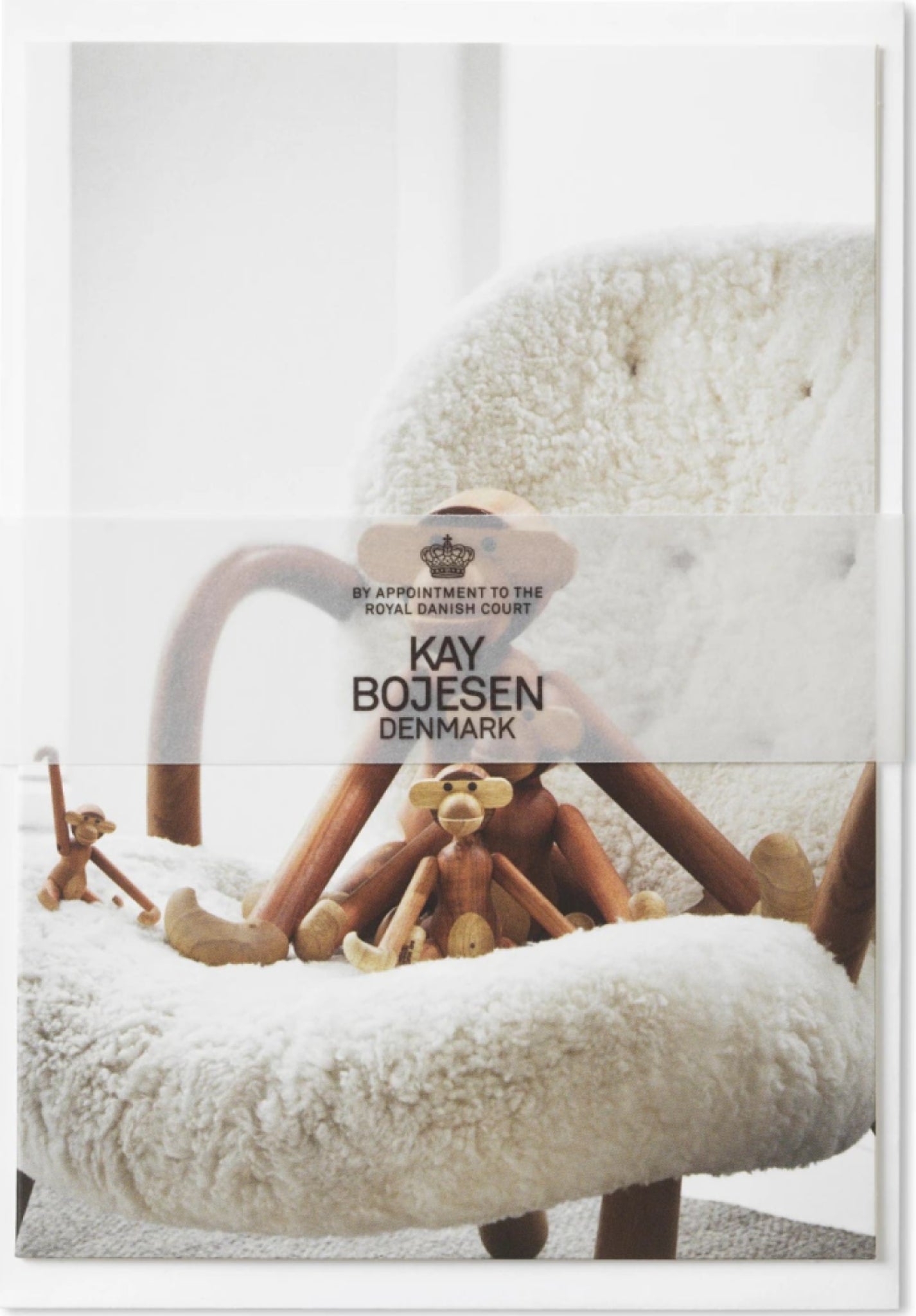 Kay Bojesen Card A6 Monkeys Four Sizes Teak/Limba 1 Piece